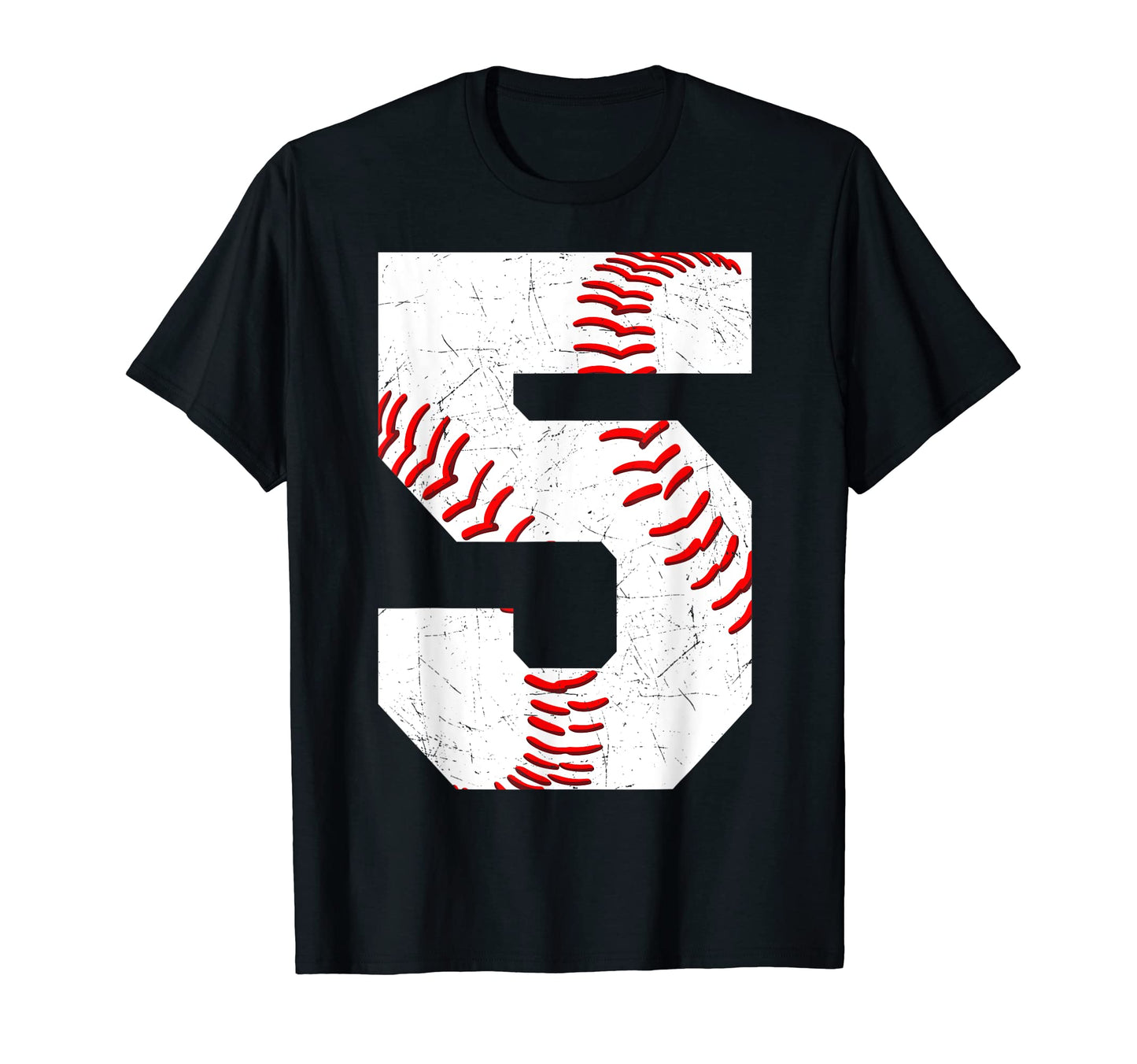 5 Birthday Baseball Theme Bday Party T-Shirt - Trendy Graphic Unisex - T-Shirt, Sweatshirt, Hoodie