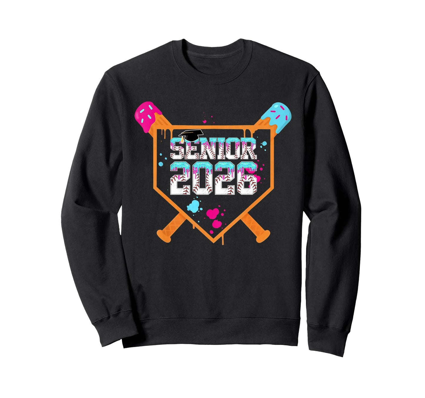 Class 2026 Senior 2026 Graduation Sweatshirt - Custom Art Print Unisex - T-Shirt, Sweatshirt, Hoodie