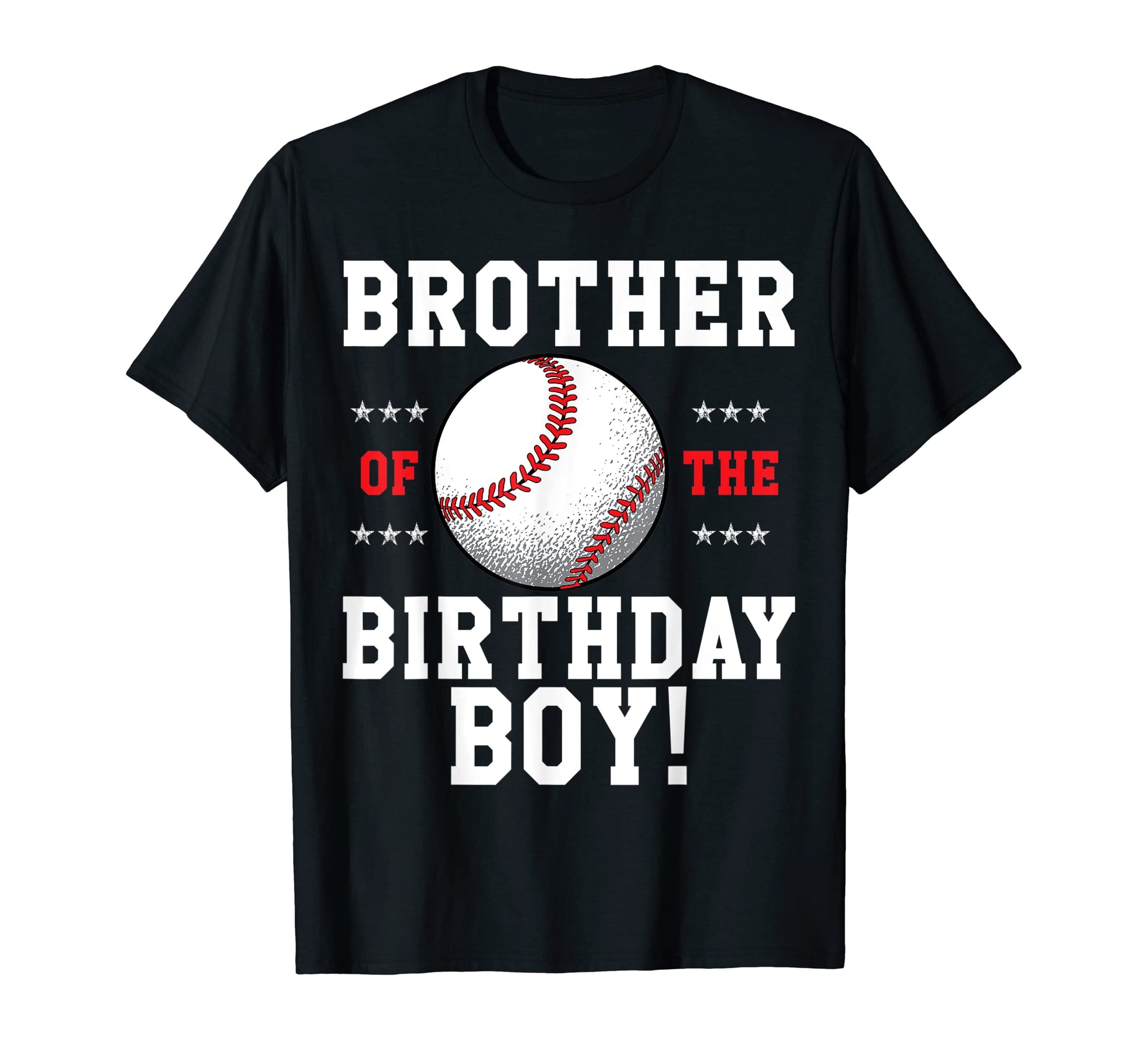 Brother Birthday Baseball Matching T-Shirt - Custom Art Print Unisex - T-Shirt, Sweatshirt, Hoodie