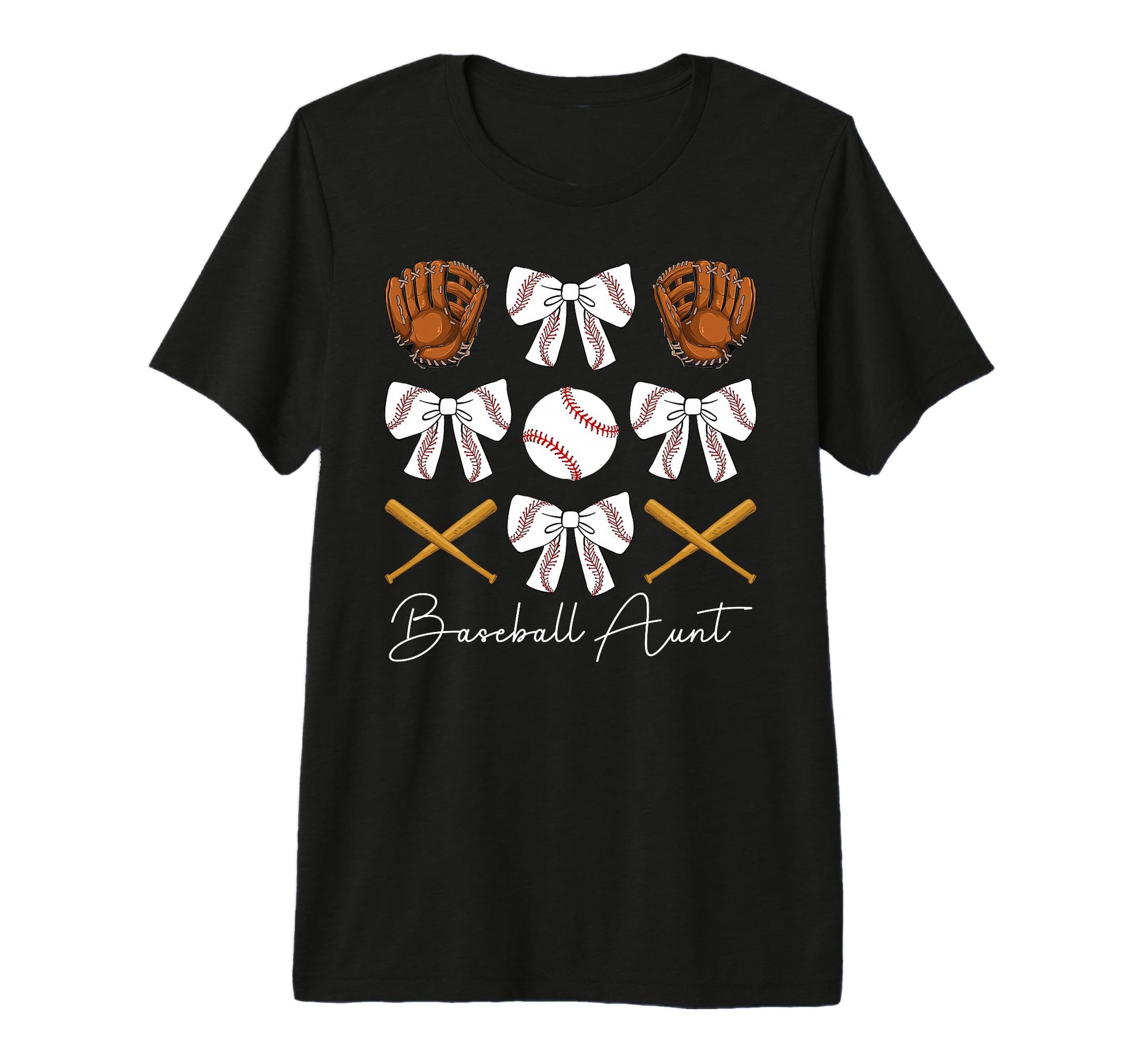 Baseball Aunt Baseball Player Auntie T-Shirt - Novelty Apparel Men Women - T-Shirt, Sweatshirt, Hoodie