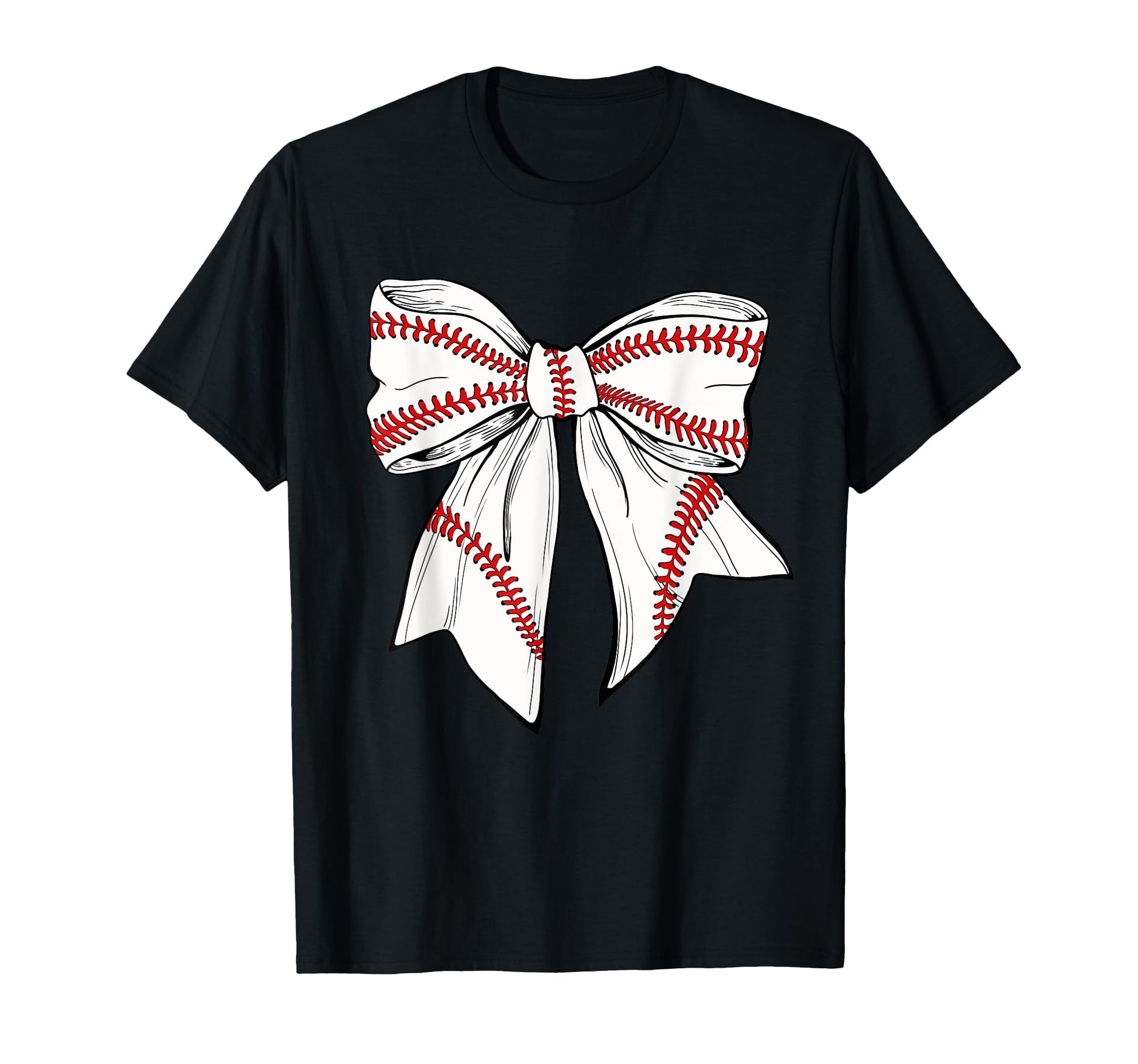 Coquette Baseball Bow Mom Girly T-Shirt - Custom Art Print for Adults - T-Shirt, Sweatshirt, Hoodie