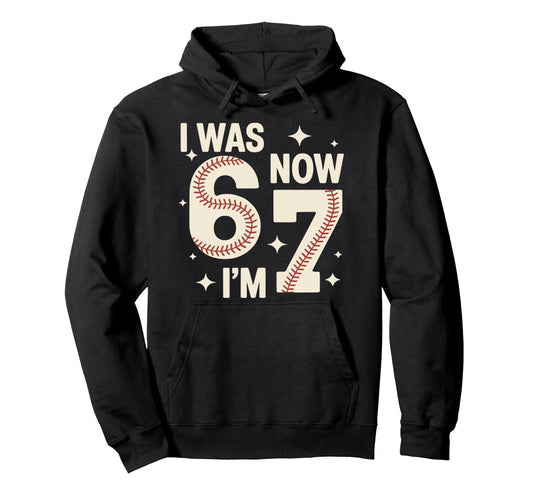Baseball 7Th Birthday Funny 6 7 Years Old I Hoodie - Graphic Print Unisex - T-Shirt, Sweatshirt, Hoodie