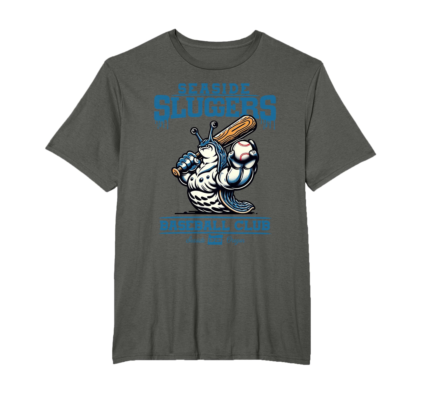 Seaside Sluggers Minor League T-Shirt - Minimalist Print for Adults - T-Shirt, Sweatshirt, Hoodie