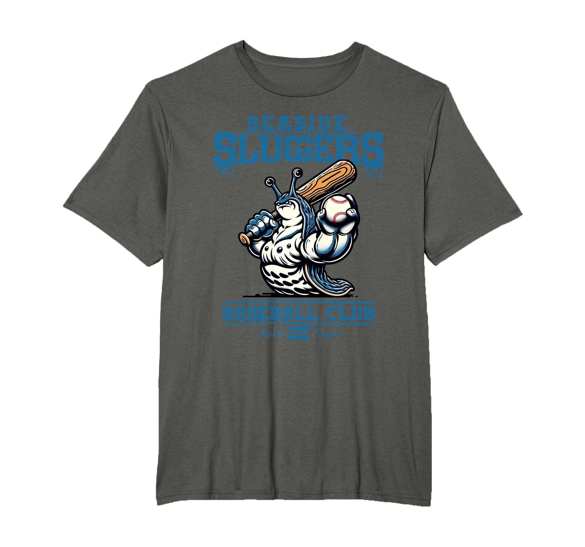 Seaside Sluggers Minor League T-Shirt - Minimalist Print for Adults - T-Shirt, Sweatshirt, Hoodie