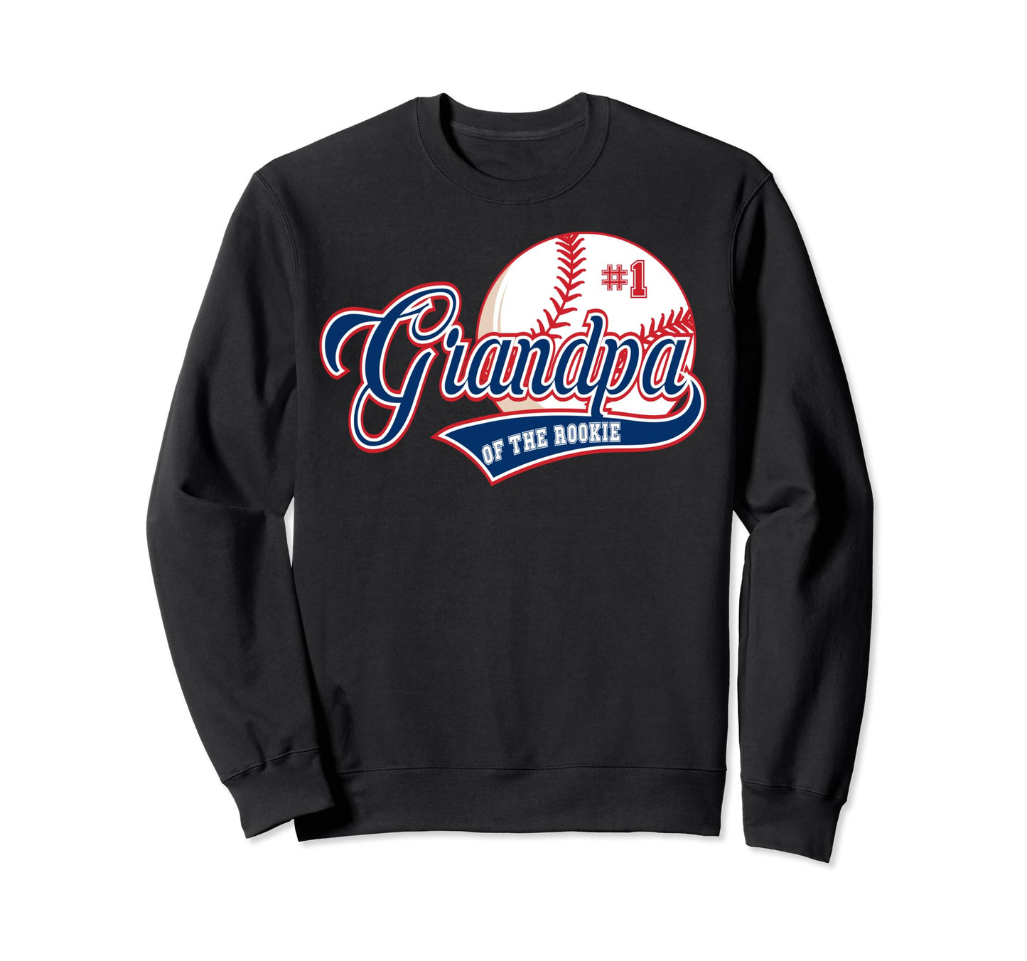 Grandpa Rookie Year 1St Birthday Sweatshirt - Trendy Graphic for Adults - T-Shirt, Sweatshirt, Hoodie