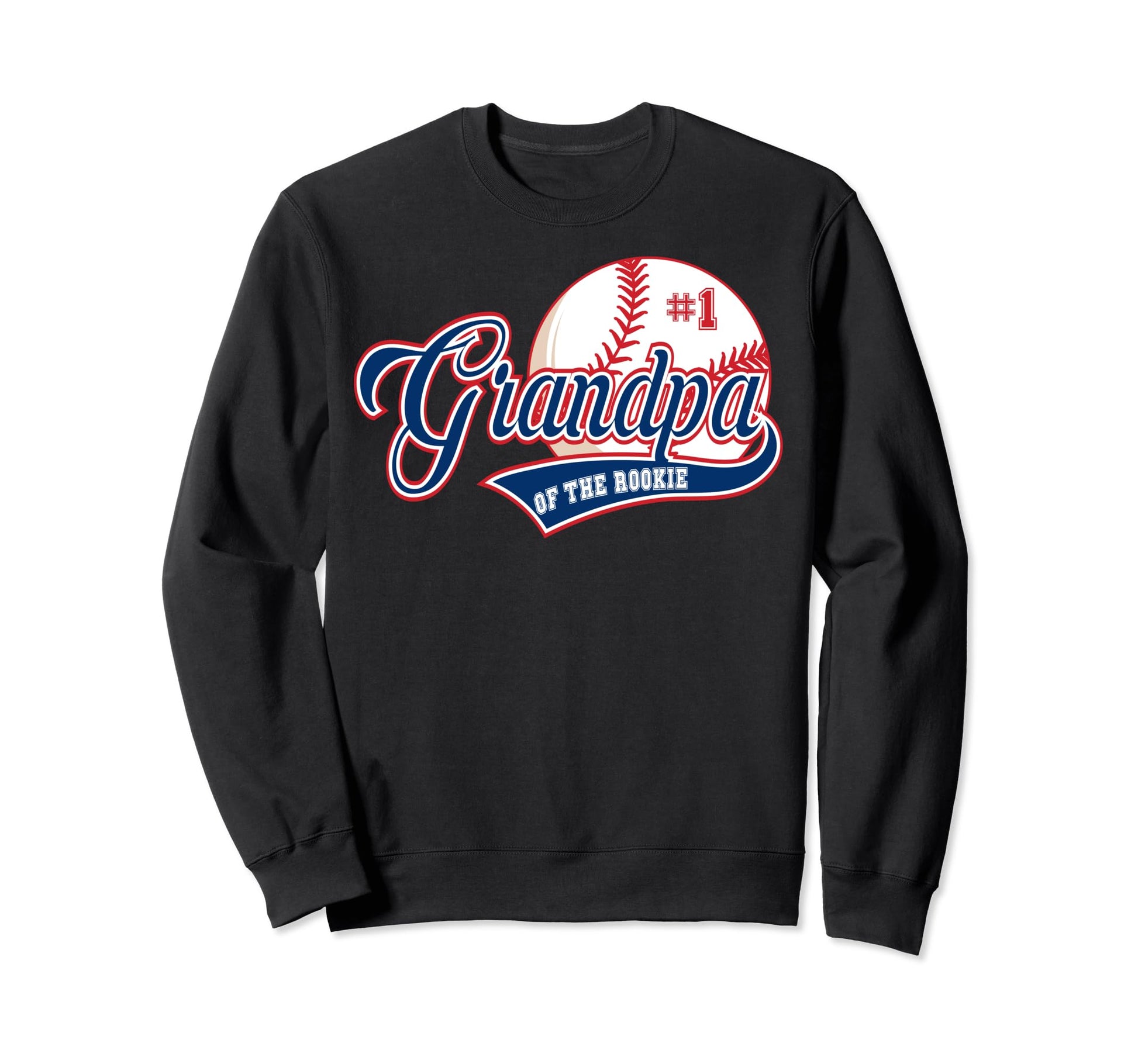 Grandpa Rookie Year 1St Birthday Sweatshirt - Trendy Graphic for Adults - T-Shirt, Sweatshirt, Hoodie