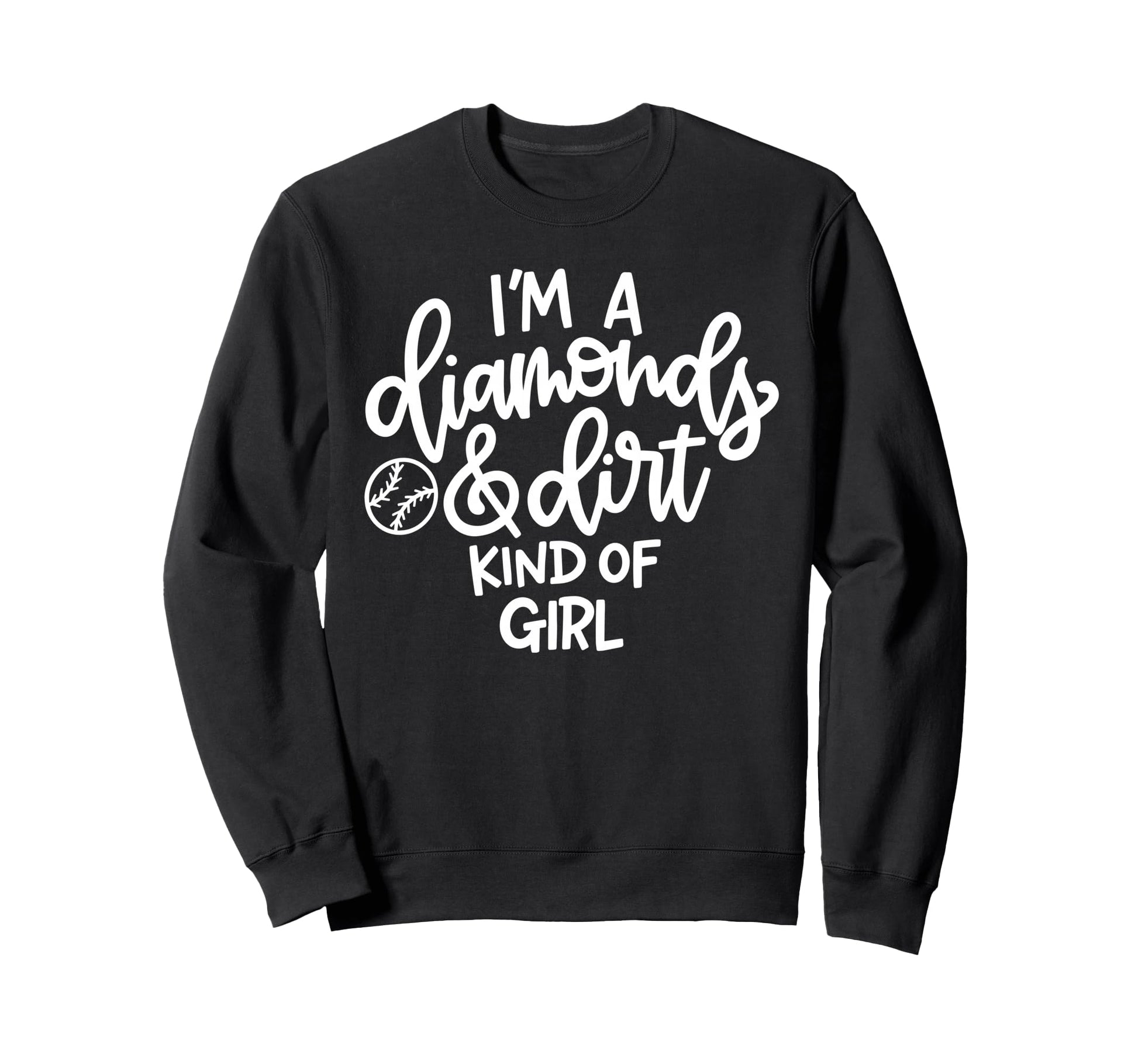 Baseball Diamond Dirt And Diamonds Sweatshirt - Streetwear Style Unisex - T-Shirt, Sweatshirt, Hoodie