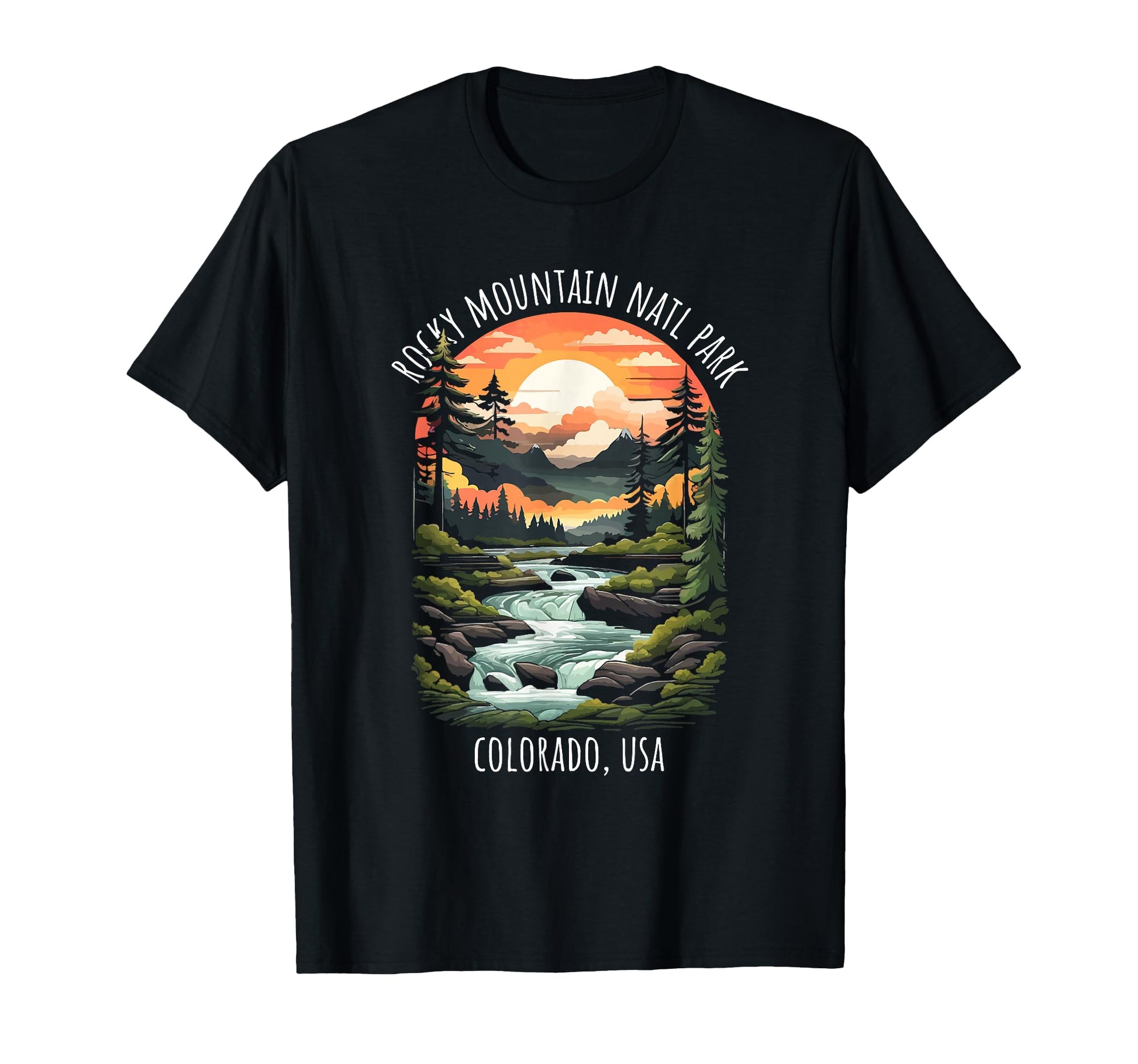 Rocky Mountain National Park Colorado Usa T-Shirt - Streetwear Style Unisex - T-Shirt, Sweatshirt, Hoodie