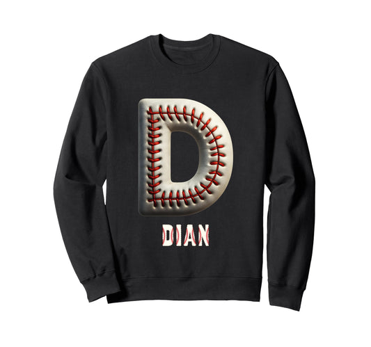 Baseball Home Run Franz Initial Sweatshirt - Novelty Apparel Men Women - T-Shirt, Sweatshirt, Hoodie