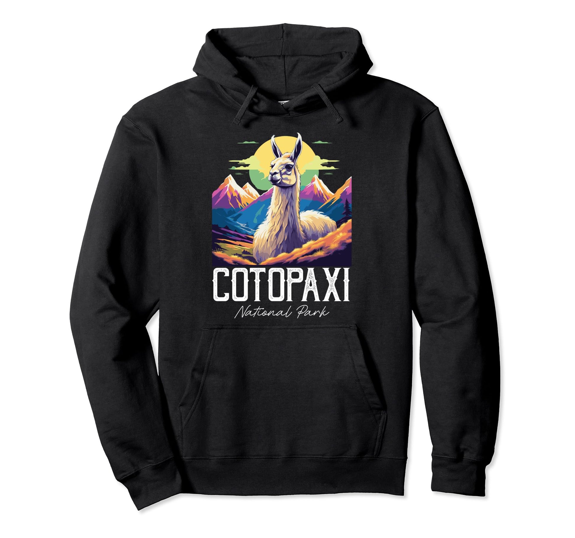 National Park Ecuador Cotopaxi Hoodie - Aesthetic Graphic Men Women - T-Shirt, Sweatshirt, Hoodie
