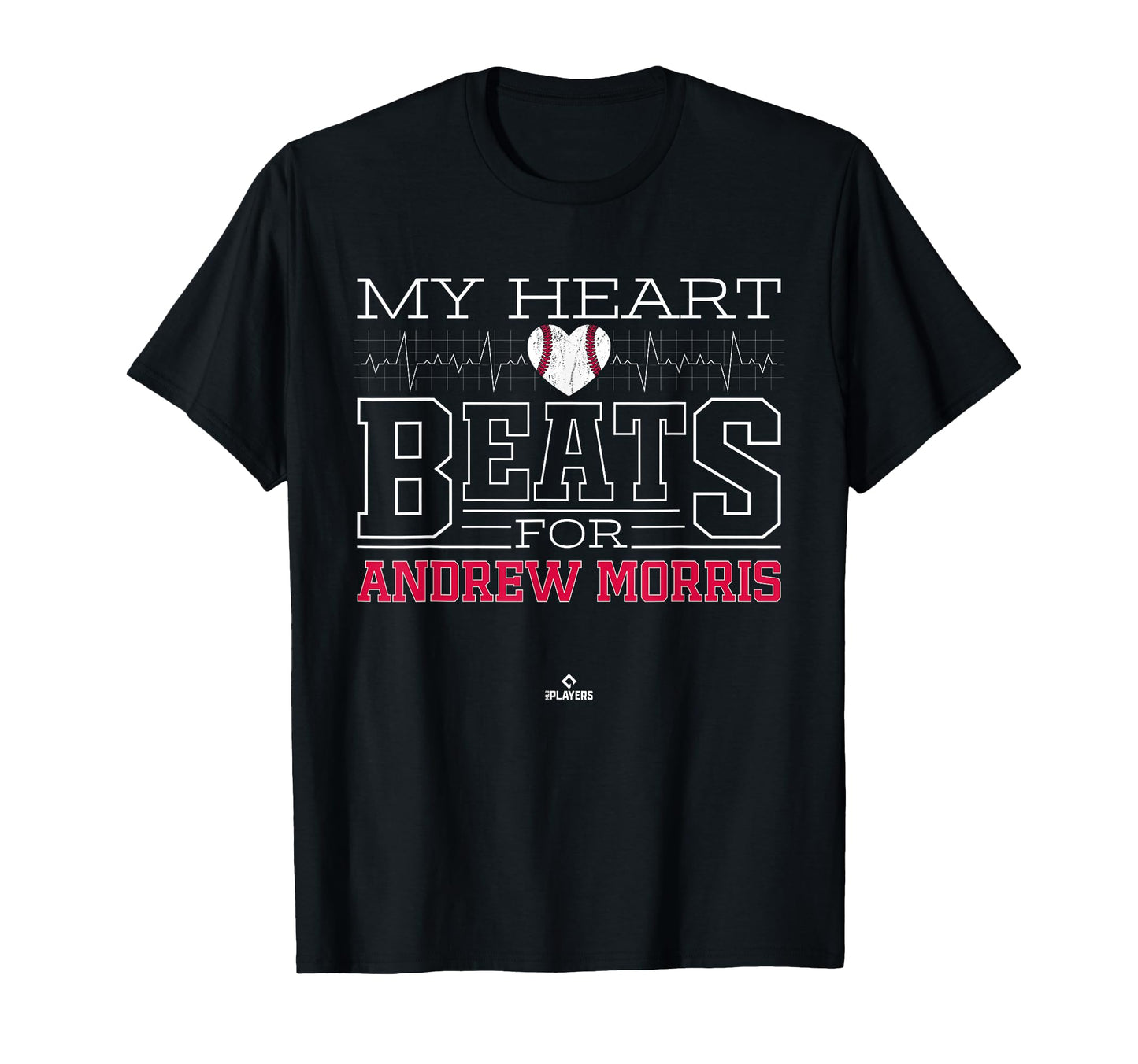 My Heart Beats Andrew Morris T-Shirt - Minimalist Print for Adults - T-Shirt, Sweatshirt, Hoodie