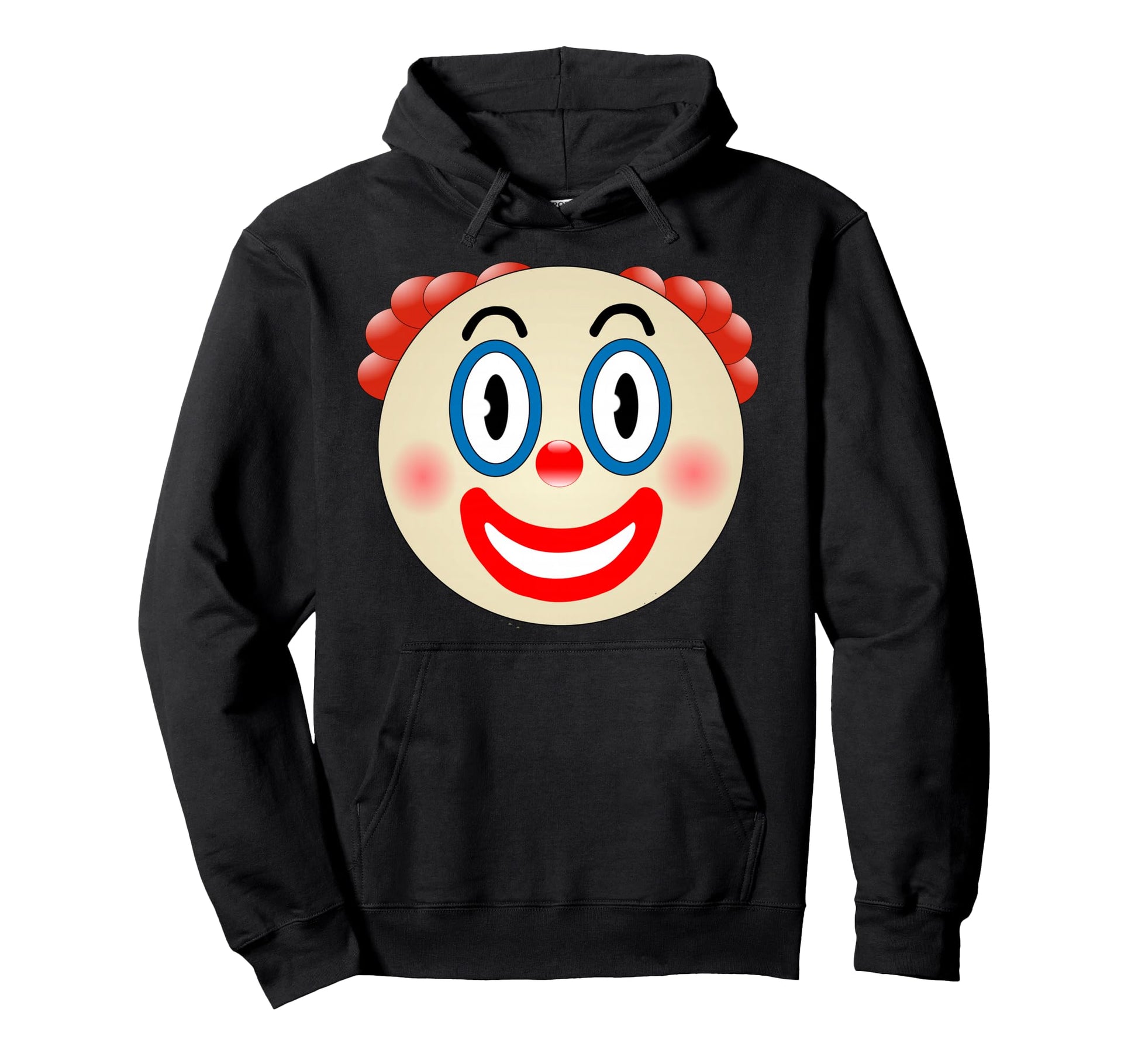 Funny Clown Face 2000S Grunge Aesthetic Hoodie - Novelty Apparel Men Women - T-Shirt, Sweatshirt, Hoodie