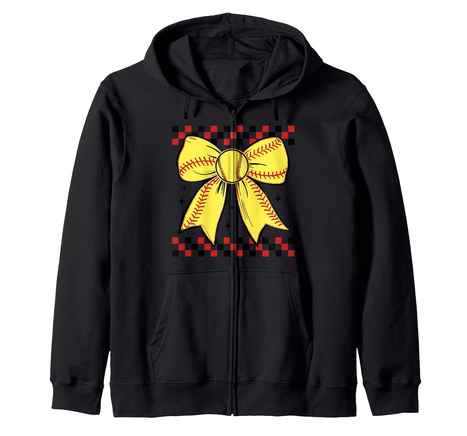Baseball Bow Ribbon Play Sports Gift Yellow T-Shirt - Trendy Graphic Unisex - T-Shirt, Sweatshirt, Hoodie