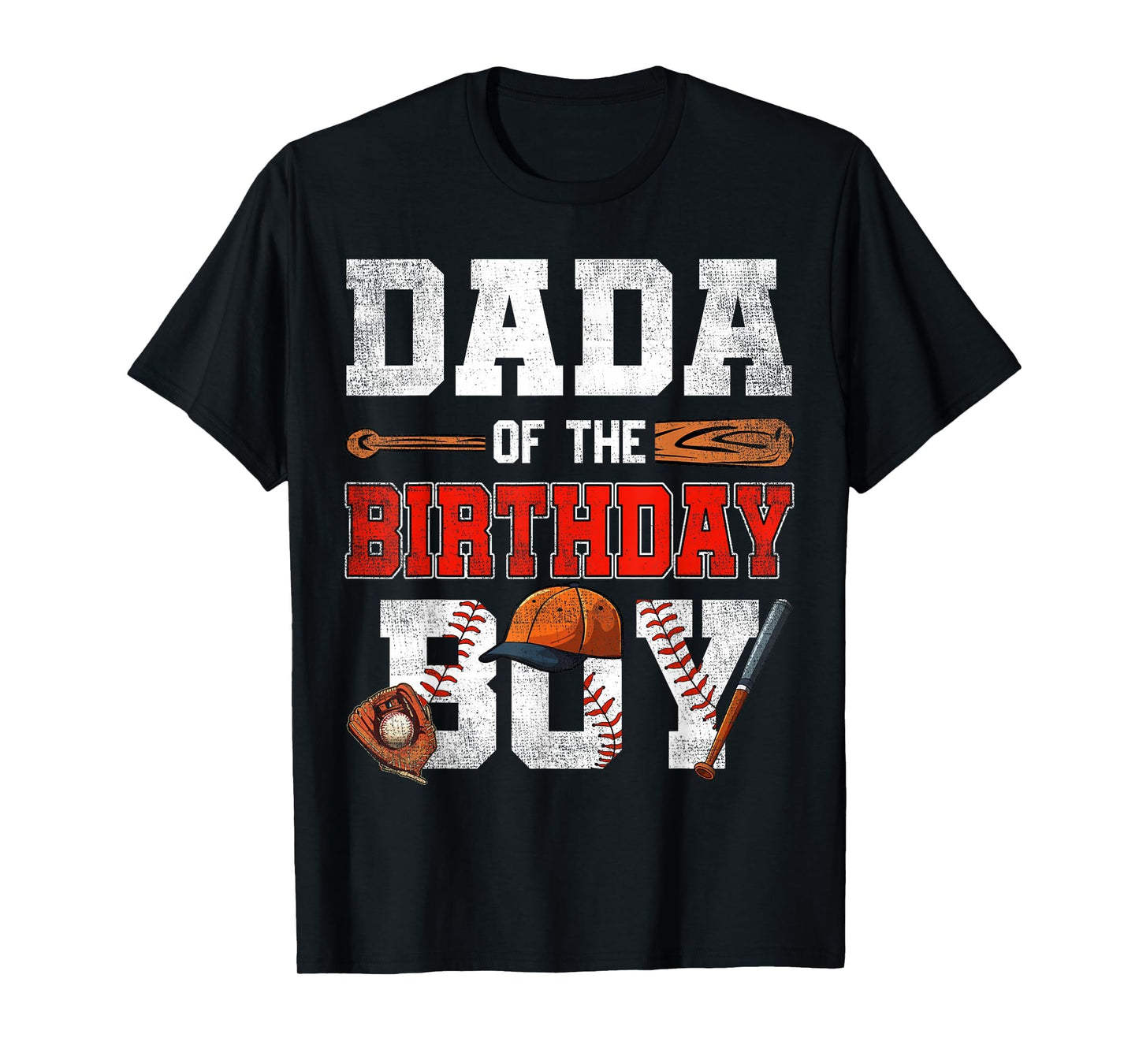 Dada Birthday Baseball Bday Family T-Shirt - Minimalist Print for Adults - T-Shirt, Sweatshirt, Hoodie
