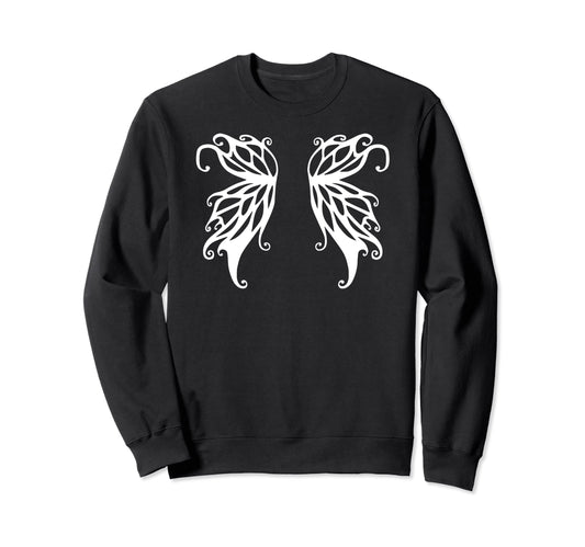Aesthetic Y2K Fairy Wings Alternative Sweatshirt - Streetwear Style Unisex - T-Shirt, Sweatshirt, Hoodie