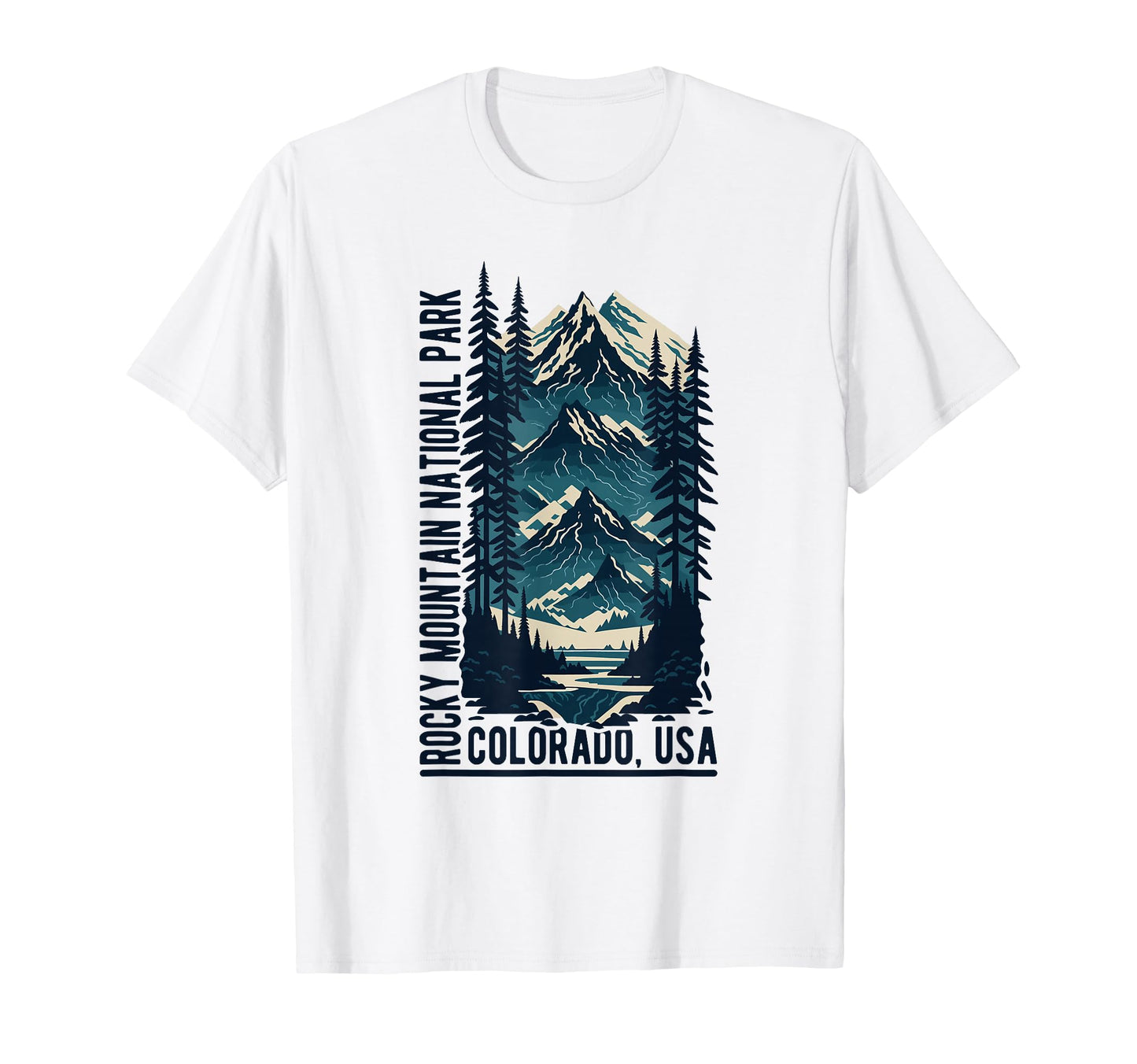 Rocky Mountain National Park Scenic T-Shirt - Streetwear Style Unisex - T-Shirt, Sweatshirt, Hoodie