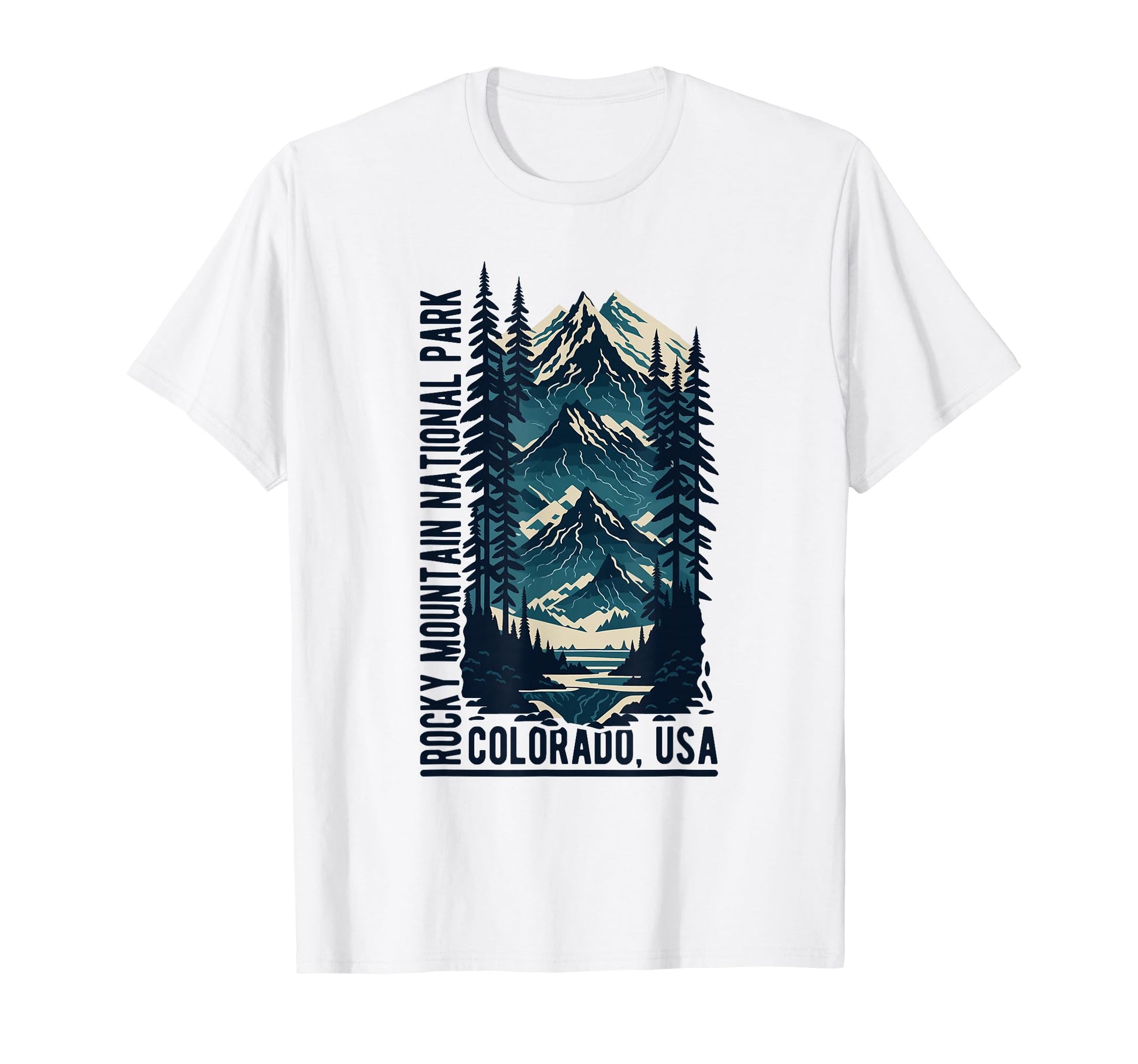 Rocky Mountain National Park Scenic T-Shirt - Streetwear Style Unisex - T-Shirt, Sweatshirt, Hoodie