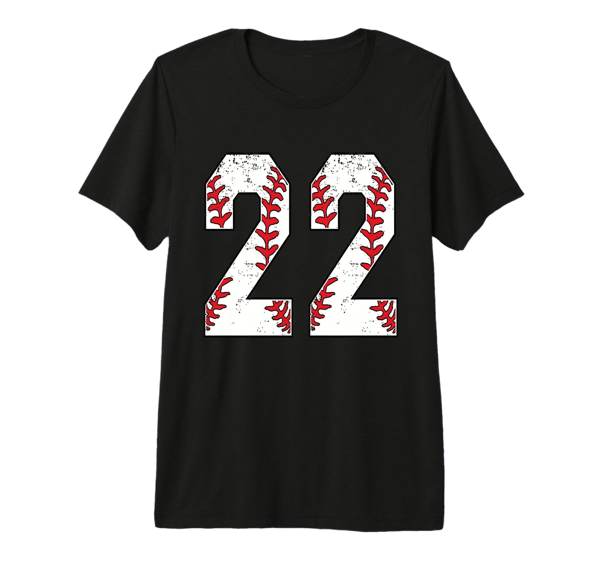 Number 22 Baseball 22 Jersey Number T-Shirt - Aesthetic Graphic for Adults - T-Shirt, Sweatshirt, Hoodie