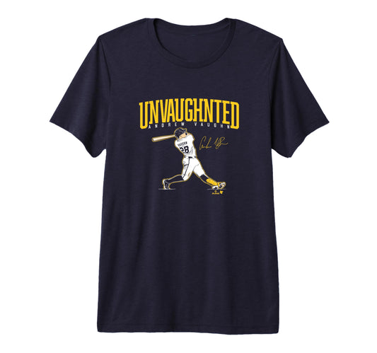 Andrew Vaughn Unvaughnted Milwaukee T-Shirt - Trendy Graphic for Adults - T-Shirt, Sweatshirt, Hoodie
