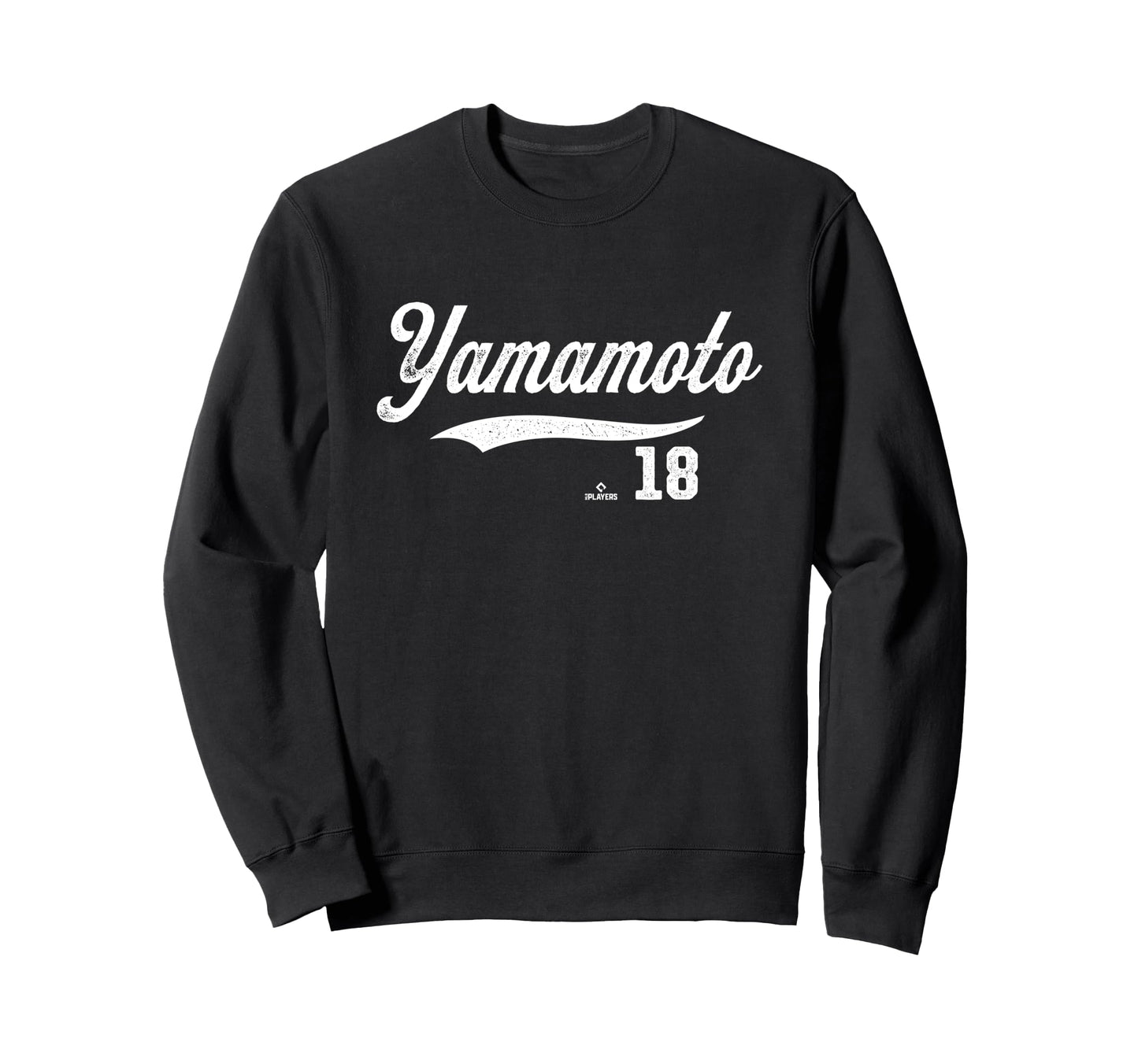 Distressed Swoosh Yoshinobu Yamamoto Sweatshirt - Graphic Print for Adults - T-Shirt, Sweatshirt, Hoodie