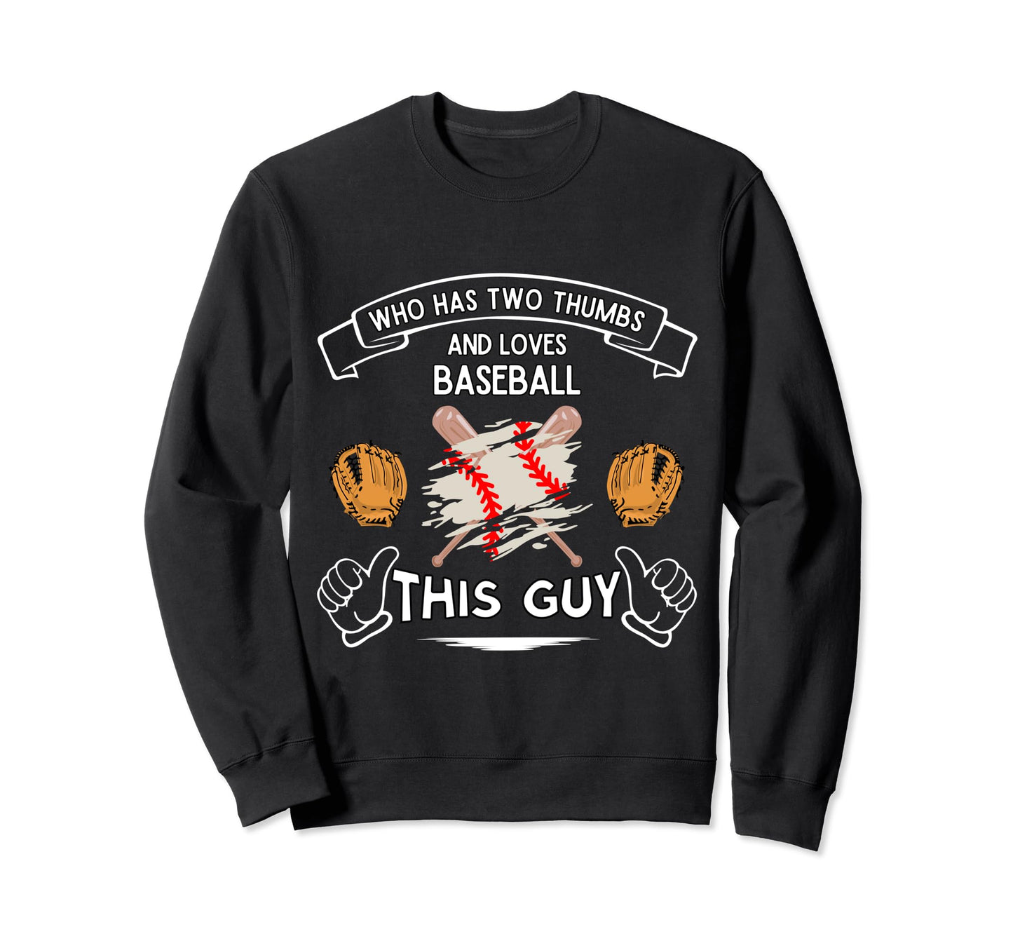 Funny Love Baseball Batting Sweatshirt - Custom Art Print for Adults - T-Shirt, Sweatshirt, Hoodie
