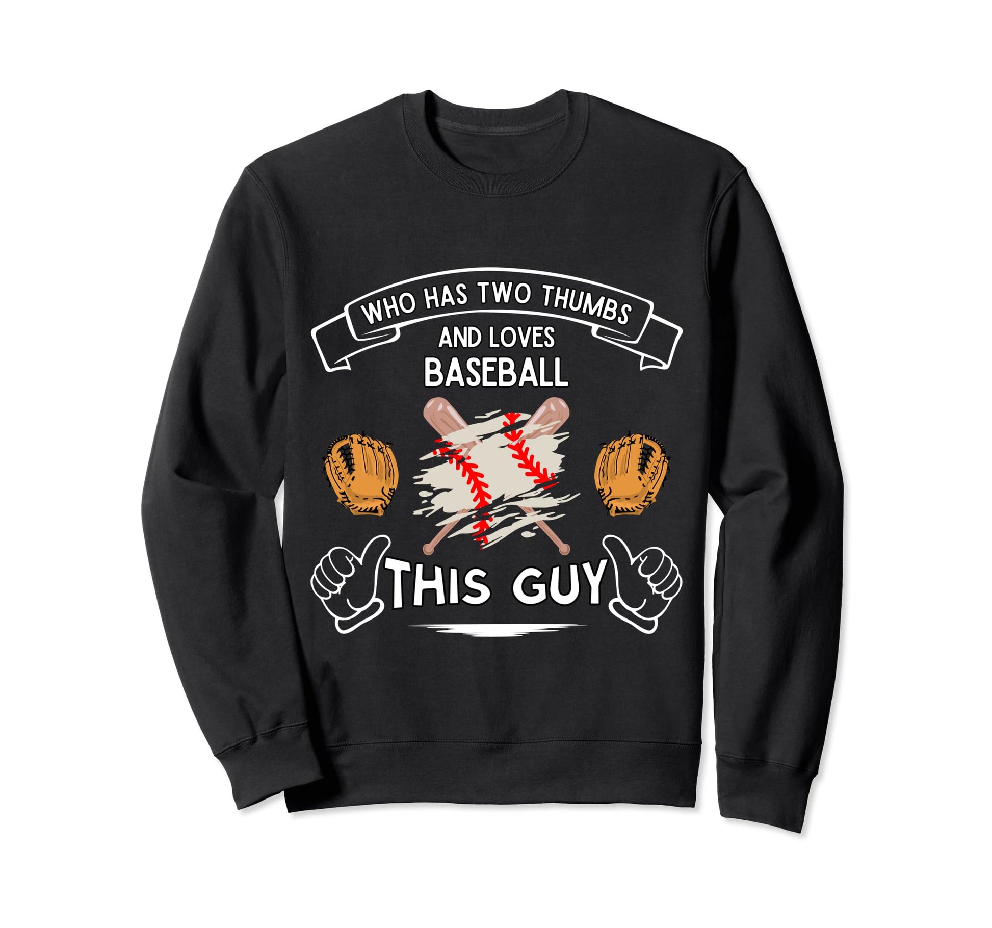 Funny Love Baseball Batting Sweatshirt - Custom Art Print for Adults - T-Shirt, Sweatshirt, Hoodie