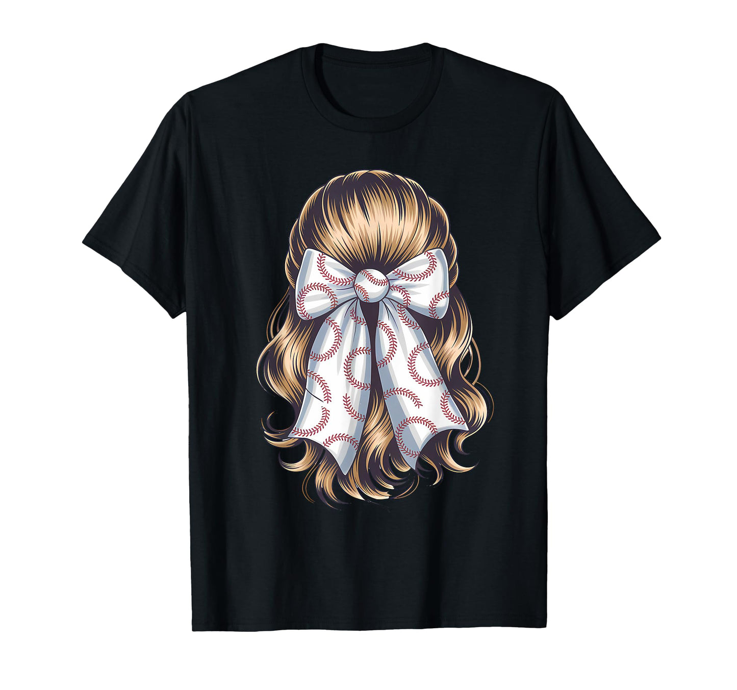 Baseball Coquette Bow Baseball Player T-Shirt - Unique Graphic Men Women - T-Shirt, Sweatshirt, Hoodie