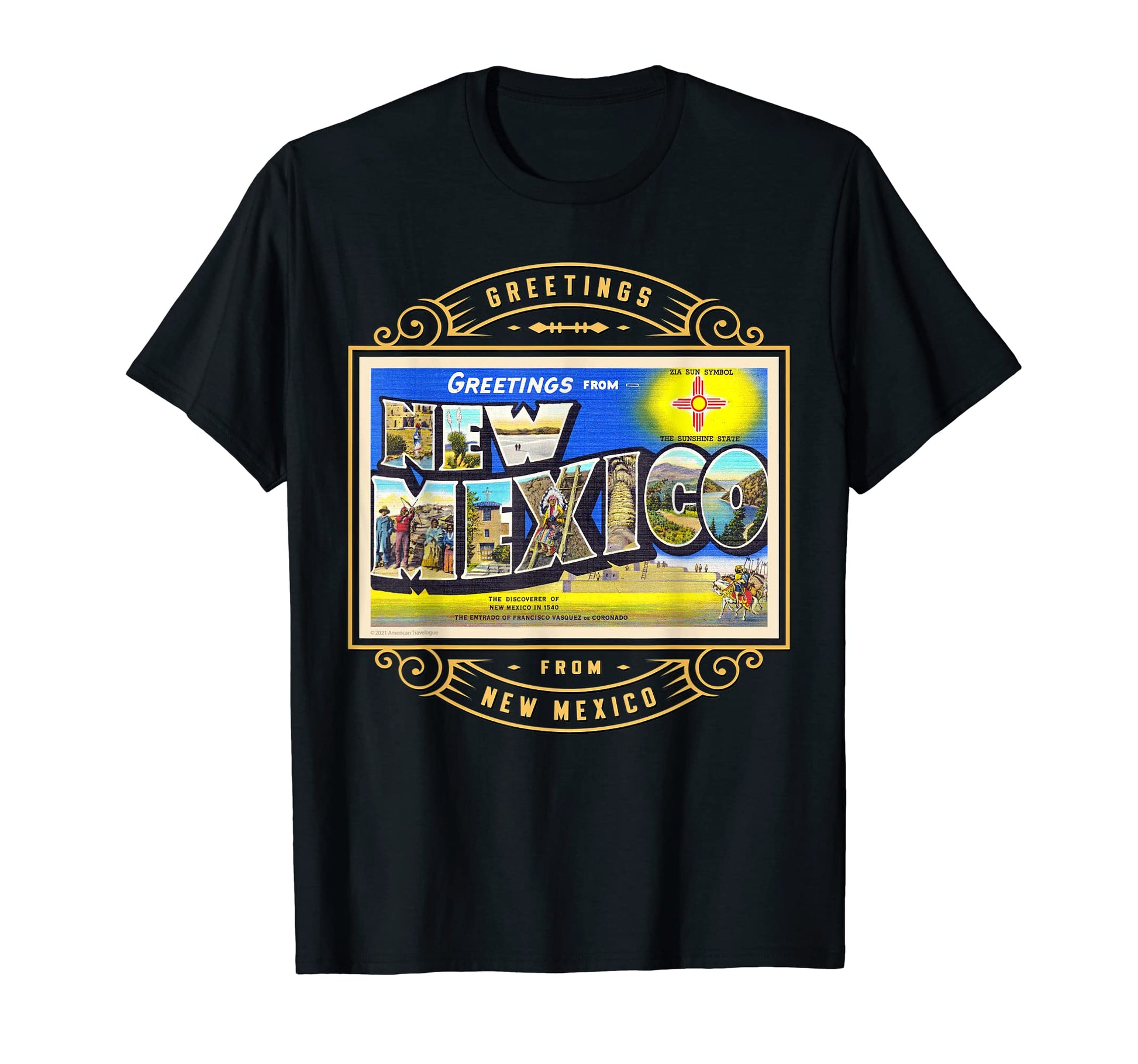 State New Mexico Nm Large Letter T-Shirt - Unique Graphic for Adults - T-Shirt, Sweatshirt, Hoodie