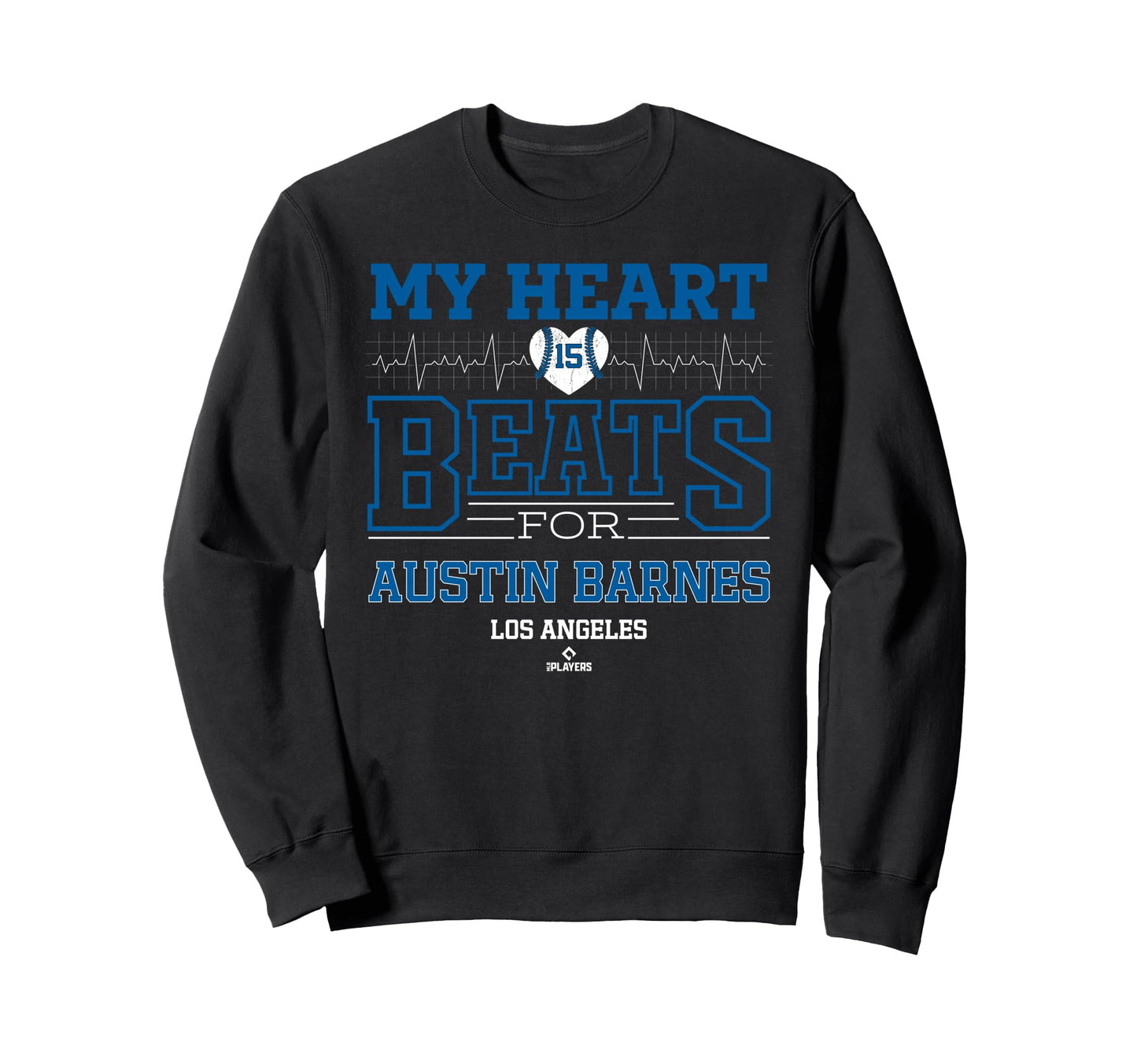 My Heart Beats Austin Barnes Los Sweatshirt - Custom Art Print Unisex - T-Shirt, Sweatshirt, Hoodie
