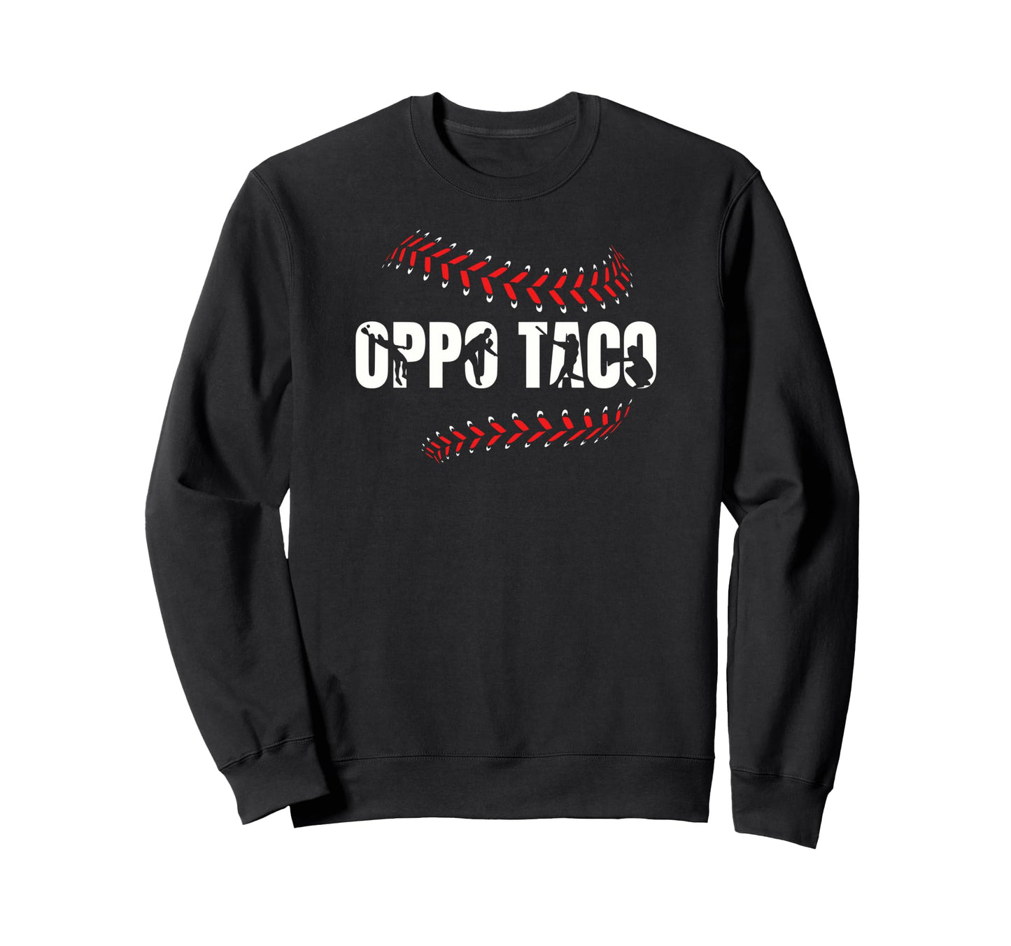 Oppo Taco Baseball Stitch Player Sweatshirt - Custom Art Print Unisex - T-Shirt, Sweatshirt, Hoodie
