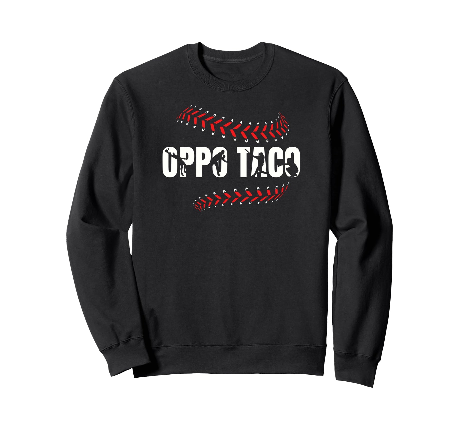 Oppo Taco Baseball Stitch Player Sweatshirt - Custom Art Print Unisex - T-Shirt, Sweatshirt, Hoodie