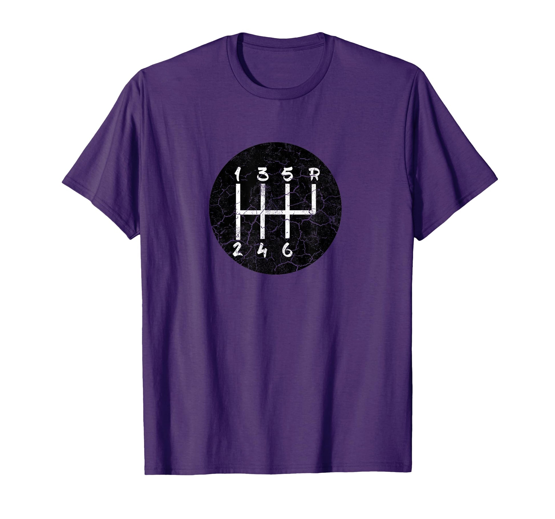Funny Stick Shift Car 6 Speed Manual T-Shirt - Fun Novelty Design Unisex - T-Shirt, Sweatshirt, Hoodie