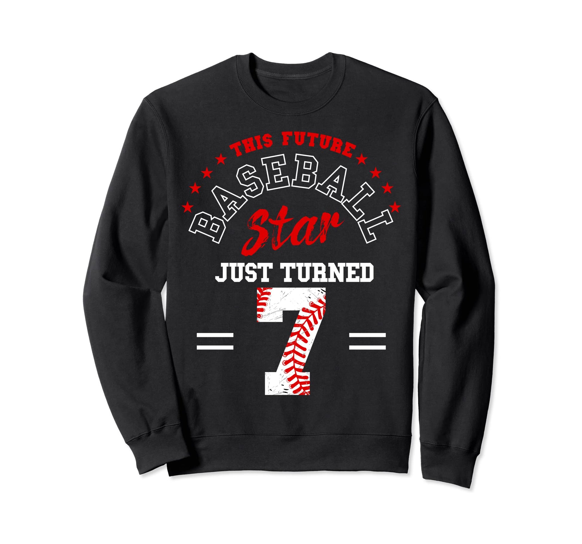 Future Baseball Star Just Turned Sweatshirt - Custom Art Print for Adults - T-Shirt, Sweatshirt, Hoodie
