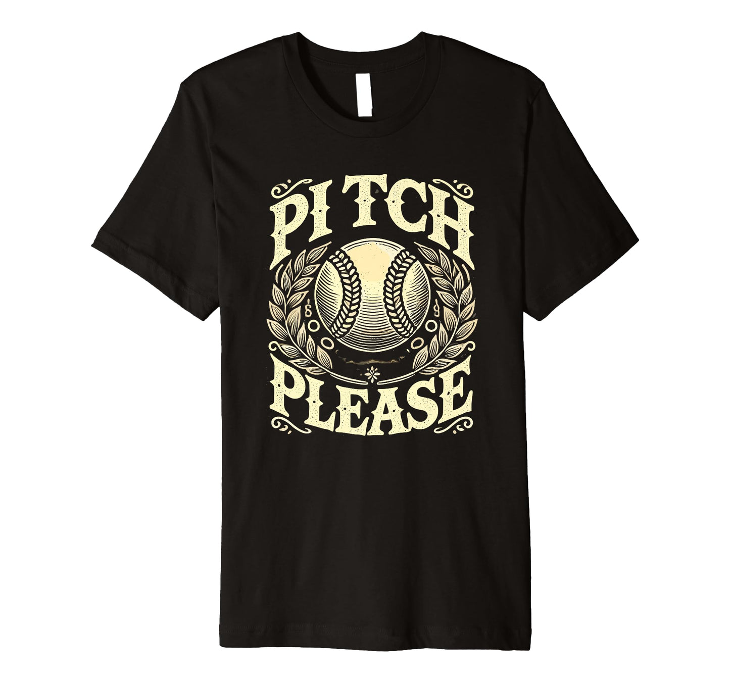 Pitching Baseball Player Pitch Please T-Shirt - Graphic Print for Adults - T-Shirt, Sweatshirt, Hoodie