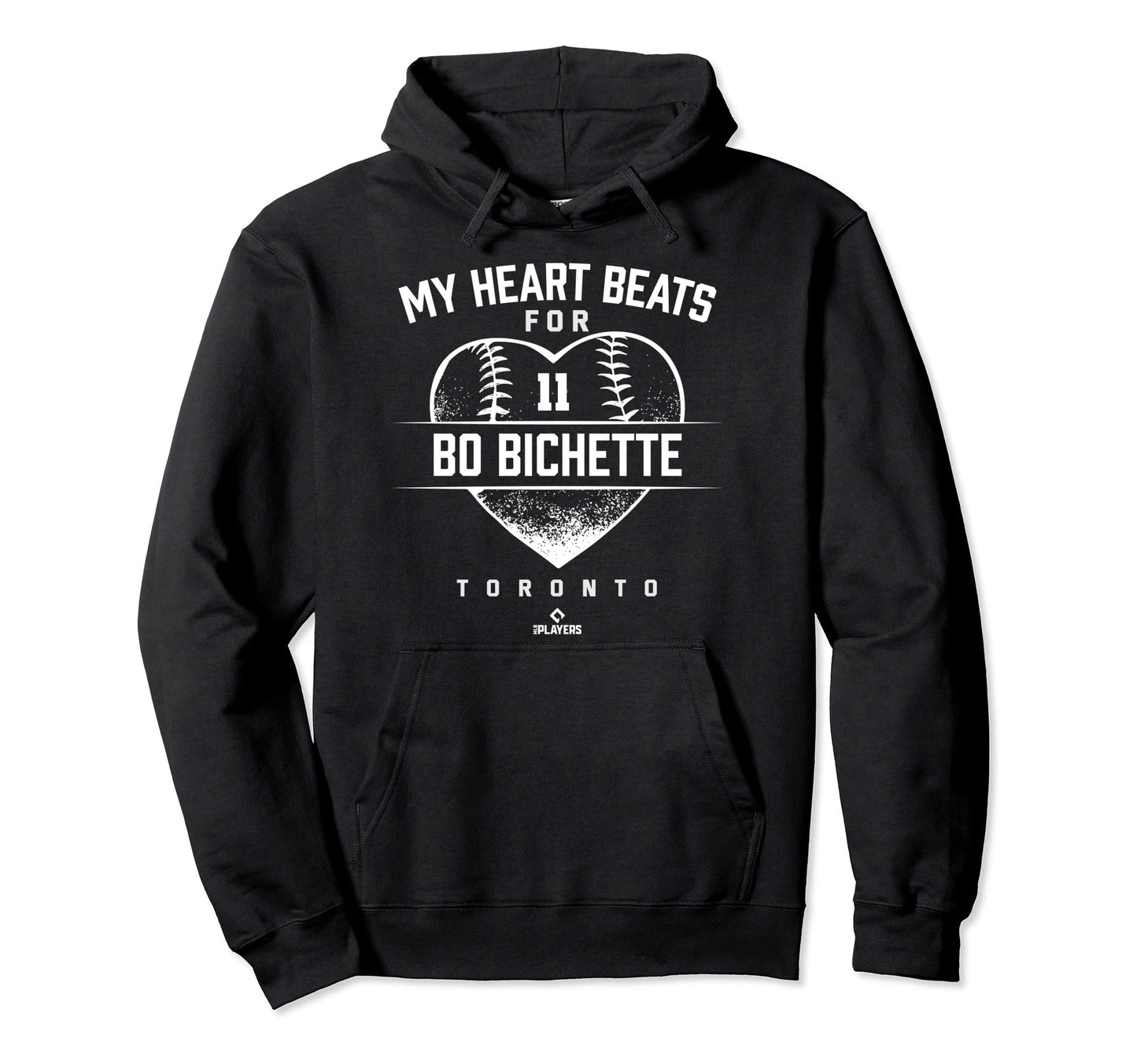 My Heart Beats Bo Bichette Toronto Hoodie - Streetwear Style for Adults - T-Shirt, Sweatshirt, Hoodie