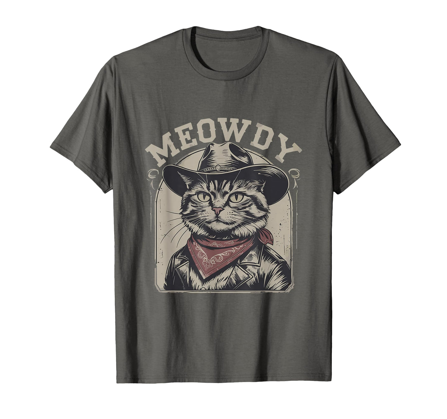 Meowdy Country Music Funny Western T-Shirt - Streetwear Style for Adults - T-Shirt, Sweatshirt, Hoodie