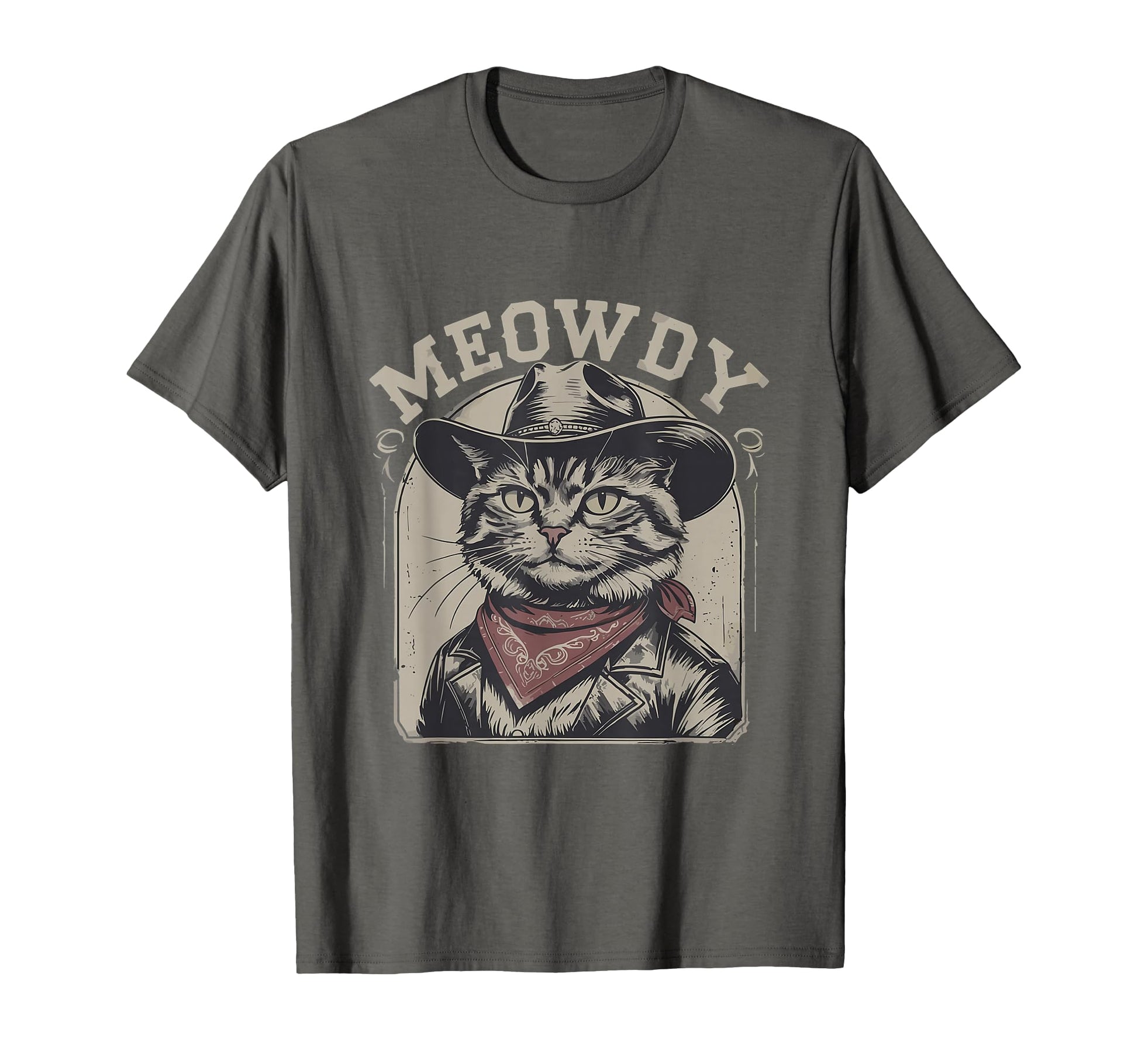 Meowdy Country Music Funny Western T-Shirt - Streetwear Style for Adults - T-Shirt, Sweatshirt, Hoodie