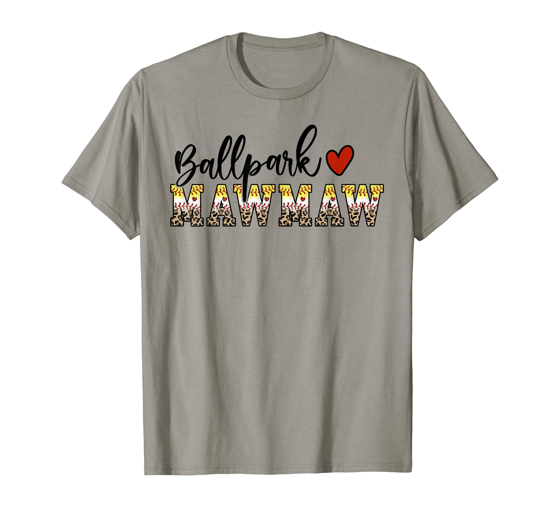 Ballpark Mawmaw Baseball Softball Mom T-Shirt - Custom Art Print Unisex - T-Shirt, Sweatshirt, Hoodie