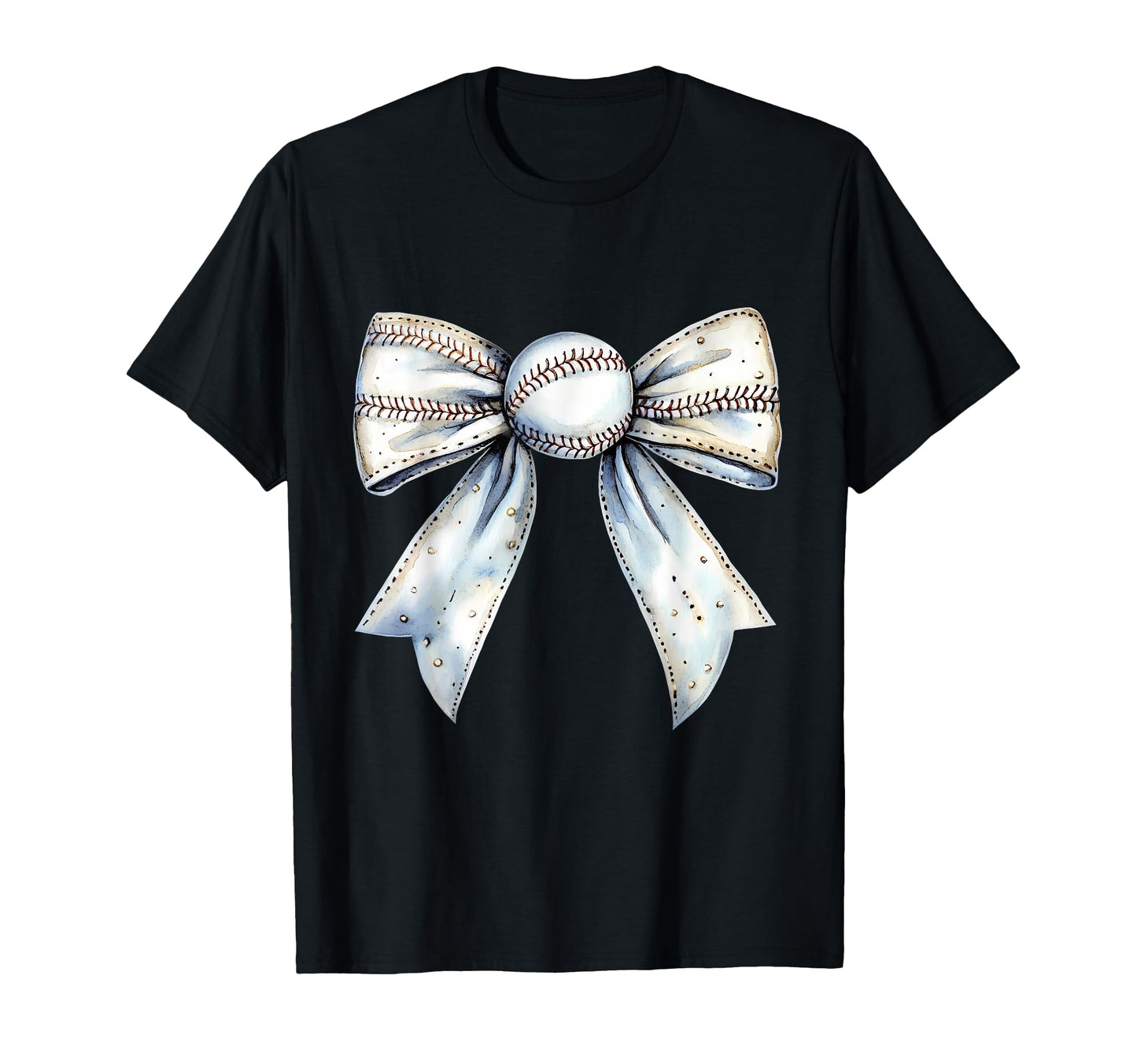Baseball Coquette Bow Baseball Mom T-Shirt - Fun Novelty Design for Adults - T-Shirt, Sweatshirt, Hoodie
