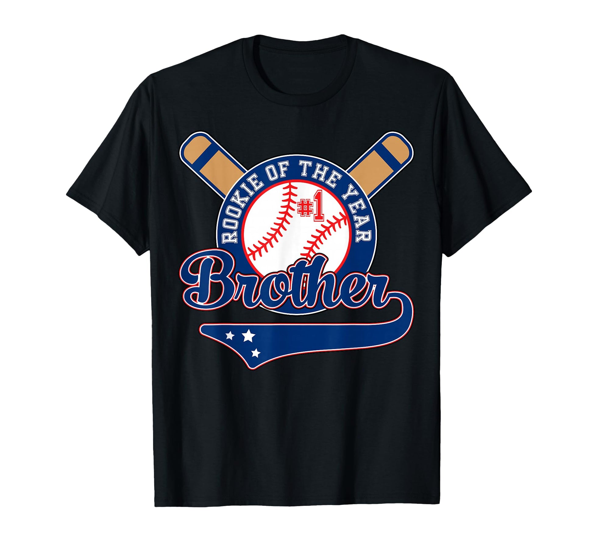 Brother Rookie 1St Birthday Baseball T-Shirt - Trendy Graphic for Adults - T-Shirt, Sweatshirt, Hoodie