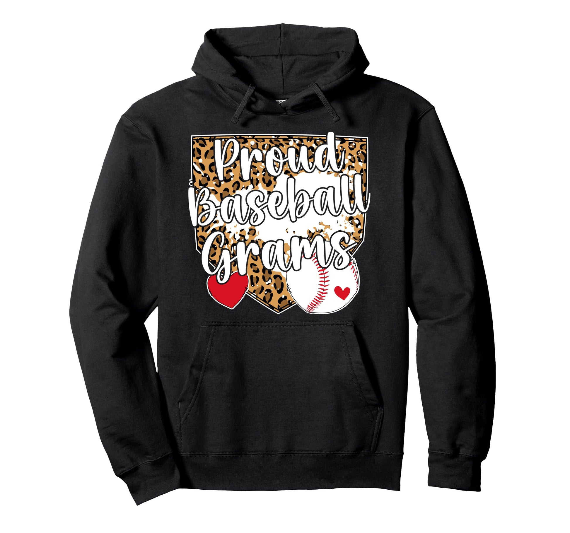 Proud Baseball Grams Baseball Player Hoodie - Novelty Apparel for Adults - T-Shirt, Sweatshirt, Hoodie
