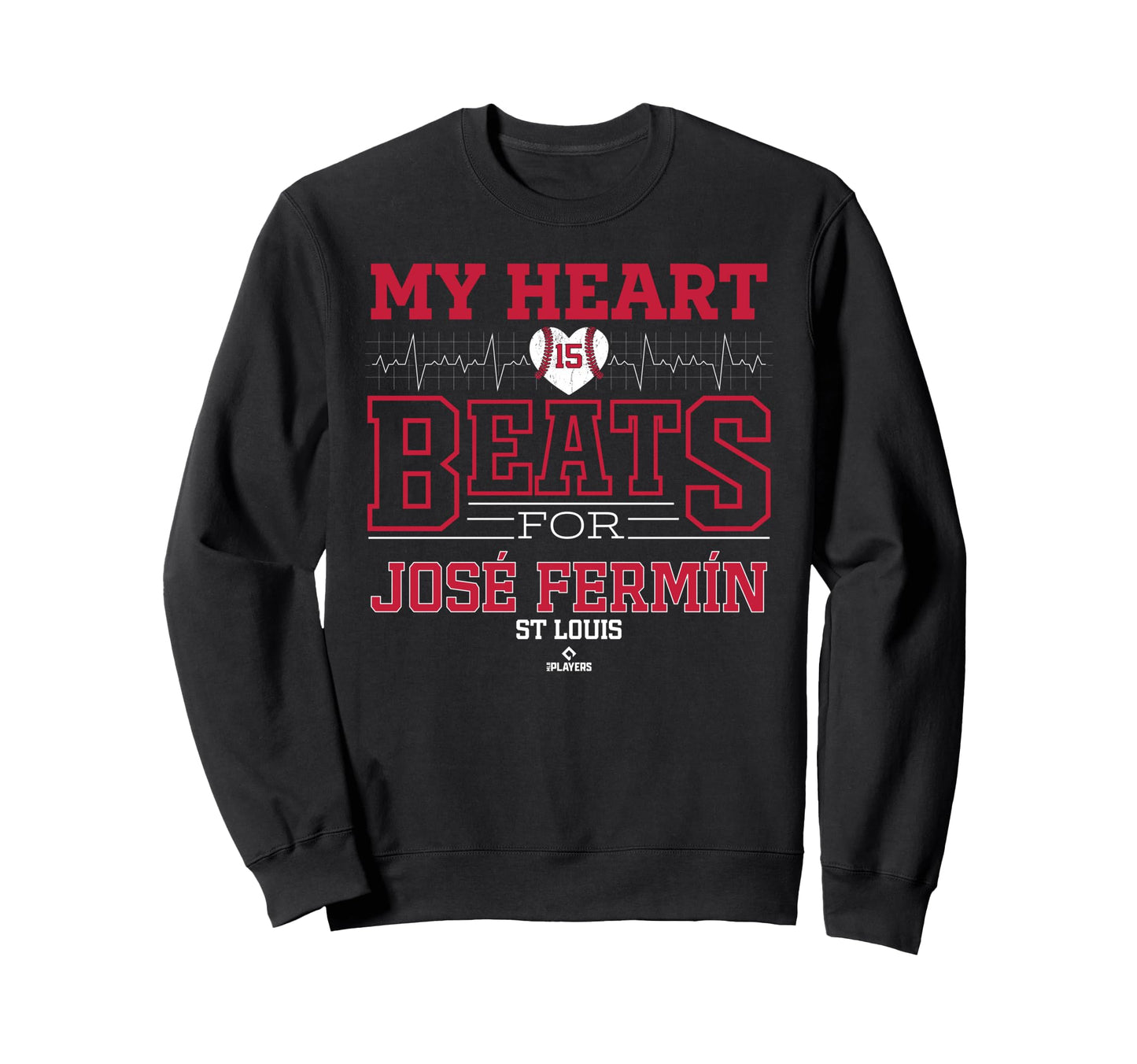 My Heart Beats Jos Ferm N St Sweatshirt - Casual Everyday Wear Men Women - T-Shirt, Sweatshirt, Hoodie