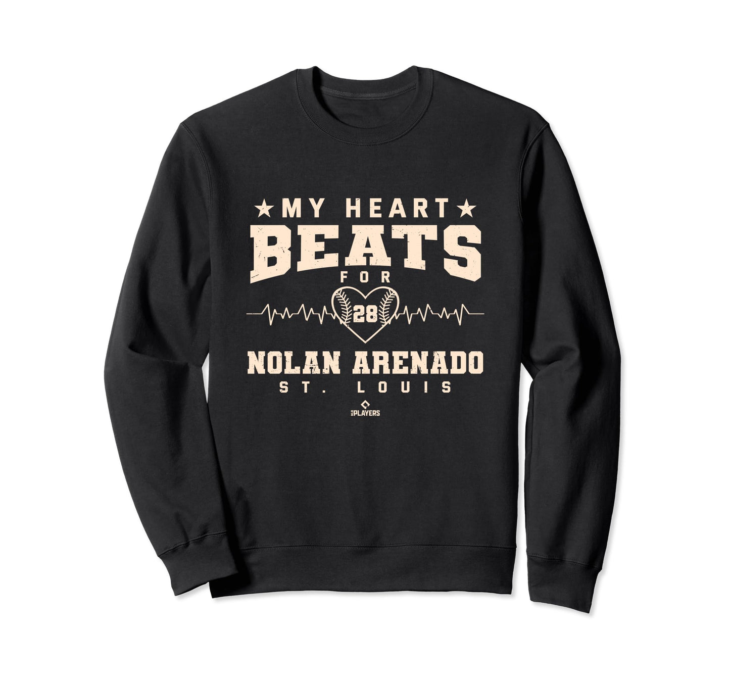 My Heart Beats Nolan Arenado Baseball Sweatshirt - Graphic Print Unisex - T-Shirt, Sweatshirt, Hoodie