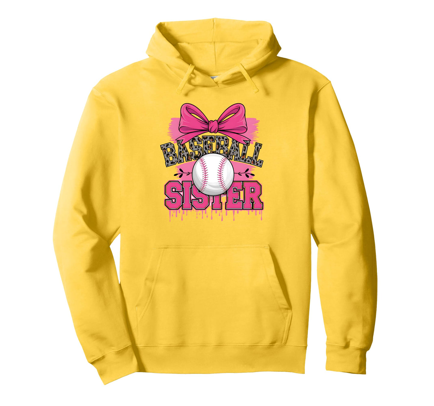Baseball Sister Drip Baseball Drip Hoodie - Trendy Graphic Men Women - T-Shirt, Sweatshirt, Hoodie