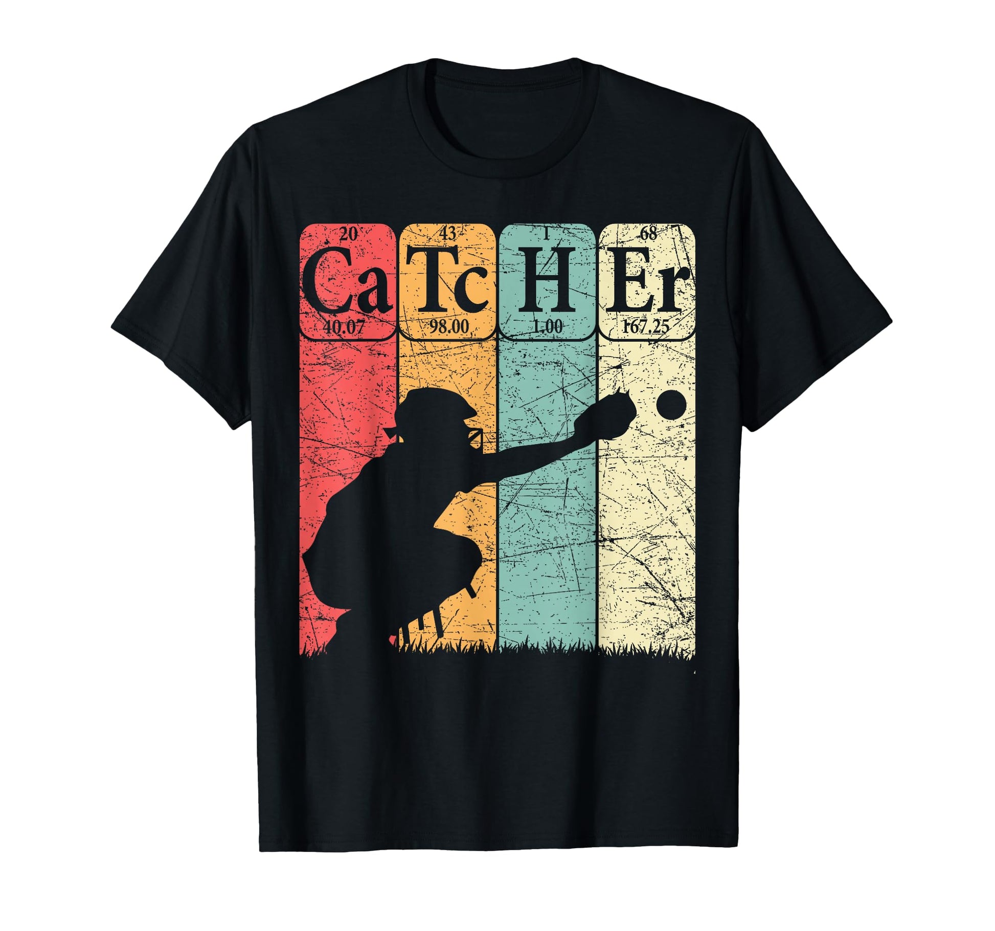 Baseball Periodic Table Elements T-Shirt - Fun Novelty Design for Adults - T-Shirt, Sweatshirt, Hoodie