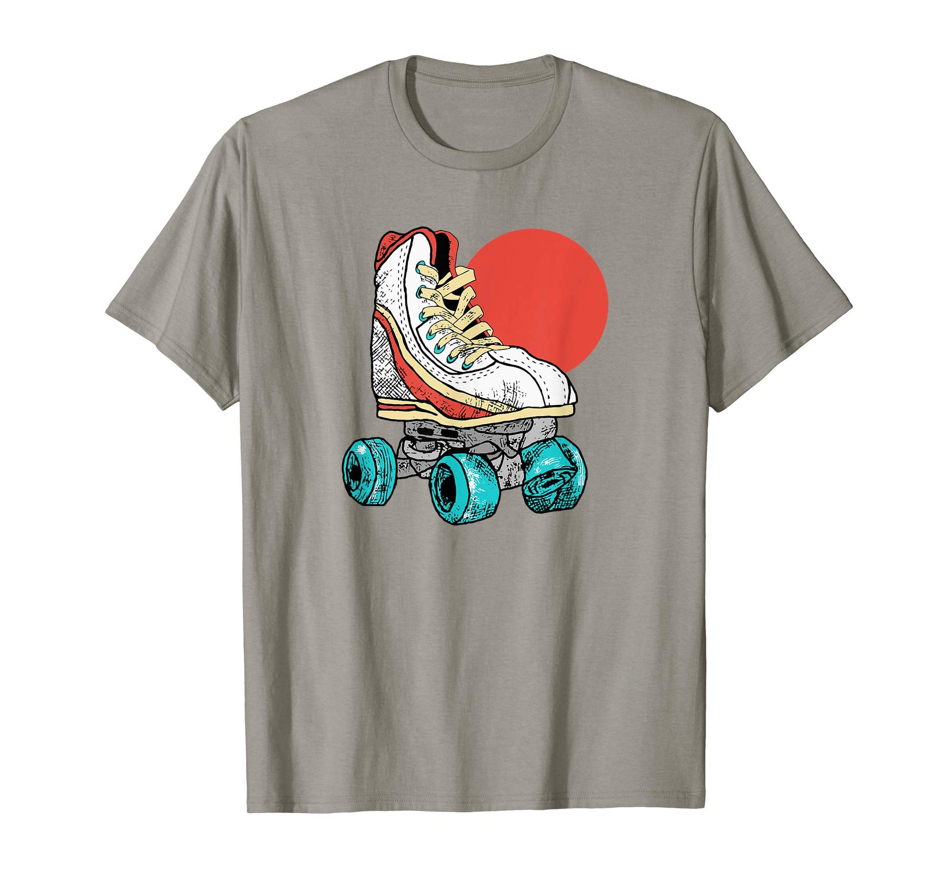 Minimalist Roller Skate Sun 70S Vibe T-Shirt - Novelty Apparel Men Women - T-Shirt, Sweatshirt, Hoodie