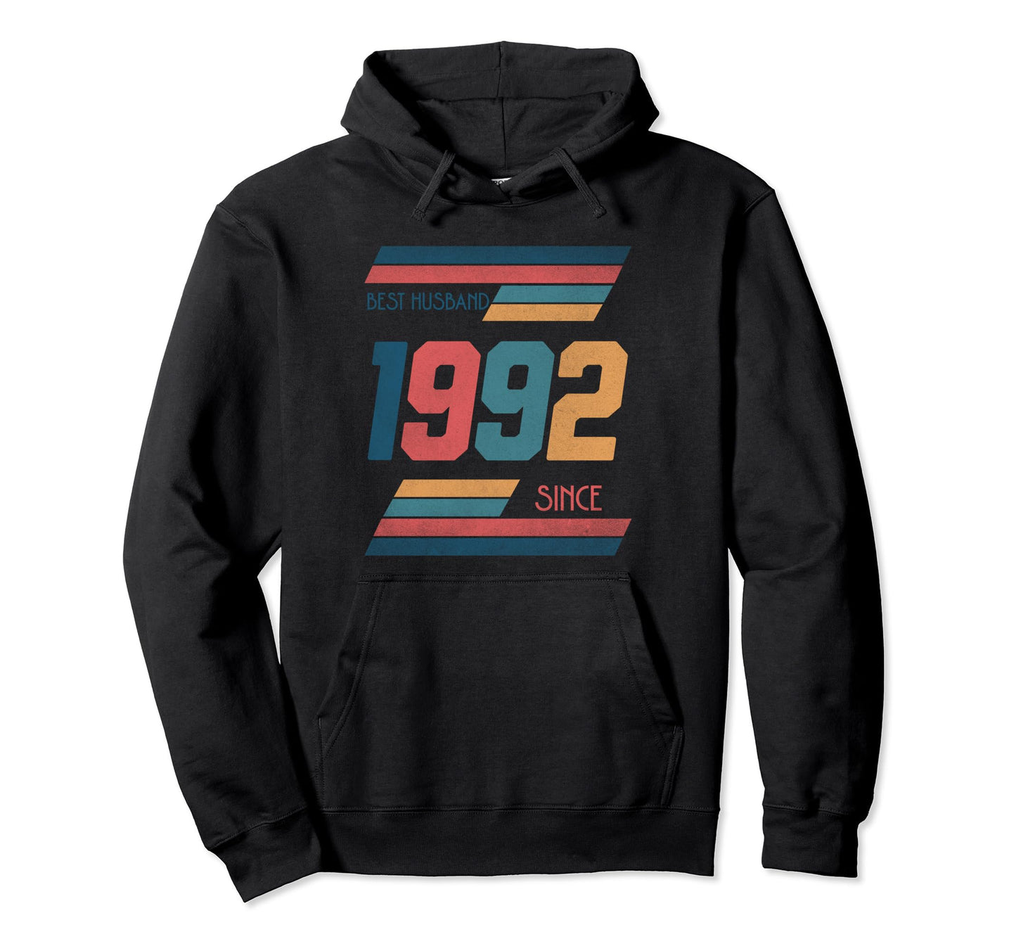 Best Husband Since 1992 Anniversary Hoodie - Trendy Graphic for Adults - T-Shirt, Sweatshirt, Hoodie