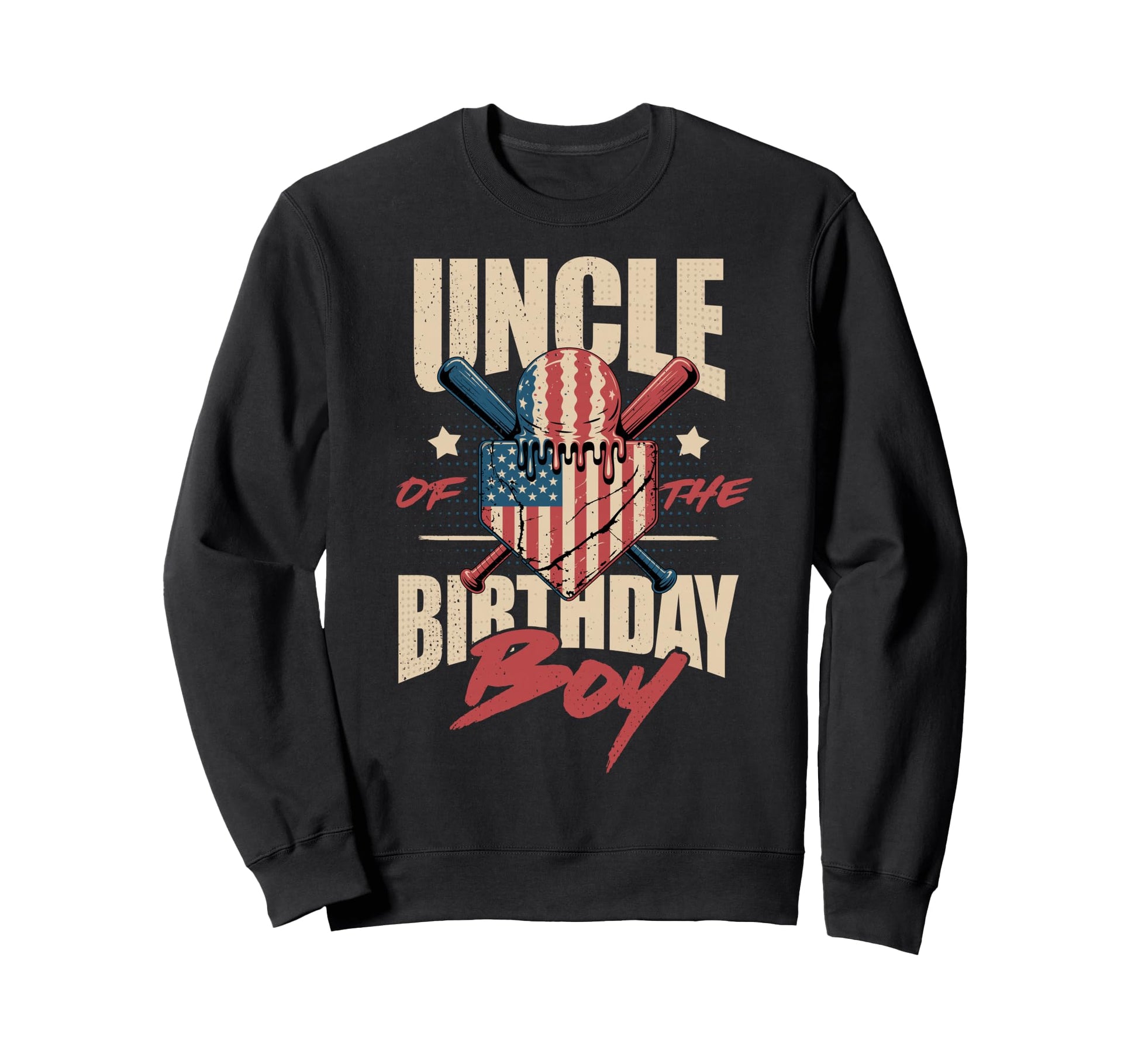 Uncle Birthday Matching Baseball Sweatshirt - Unique Graphic Men Women - T-Shirt, Sweatshirt, Hoodie