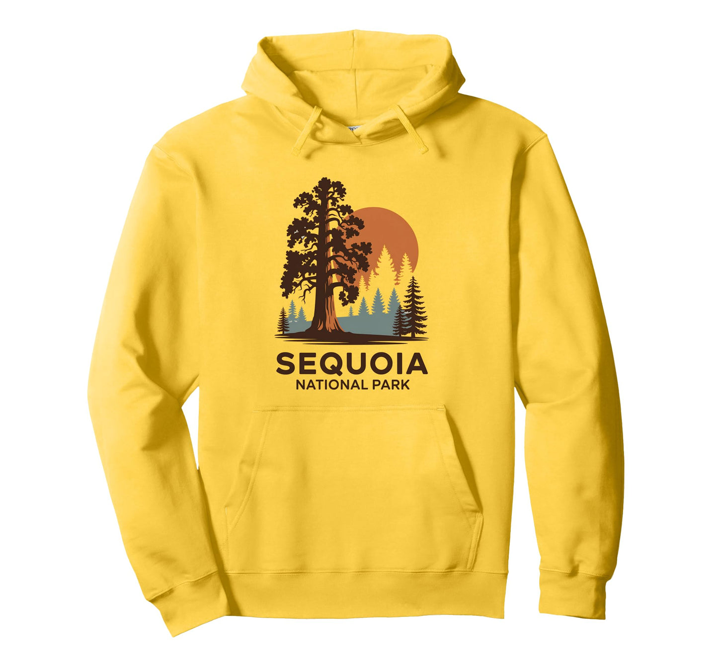 Sequoia National Park Hiking Camping Hoodie - Graphic Print Men Women - T-Shirt, Sweatshirt, Hoodie