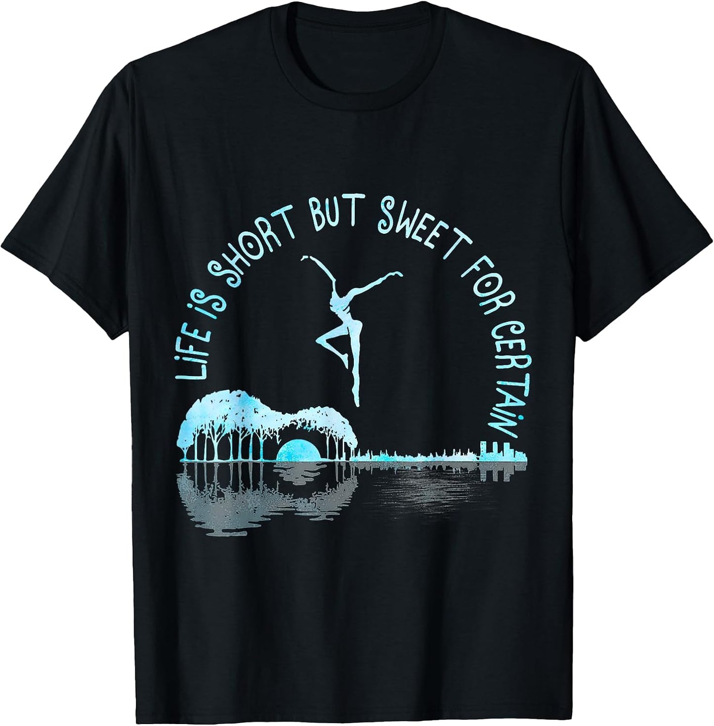 Life Is Short Music Lover But Sweet For Certain - Adult & Kids T-Shirts, Sweatshirts & Hoodies apparel design preview 1
